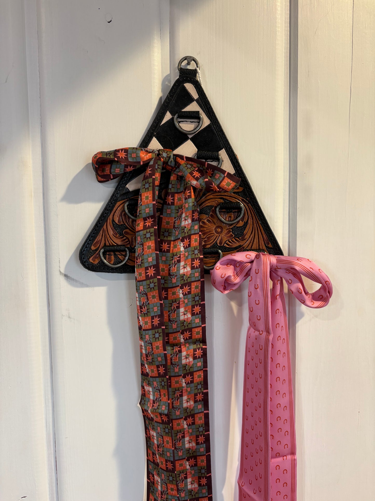 Checkered Twilly/ Wild Rag Holder