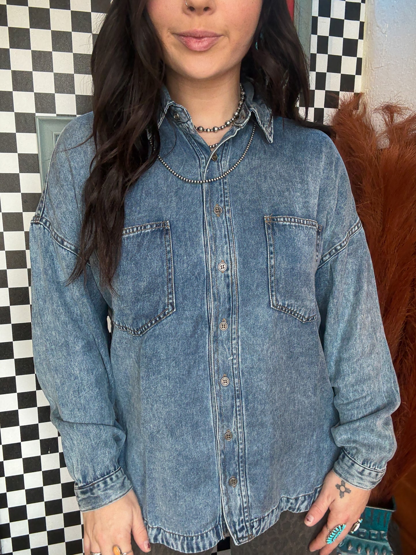 The Roper Denim Top