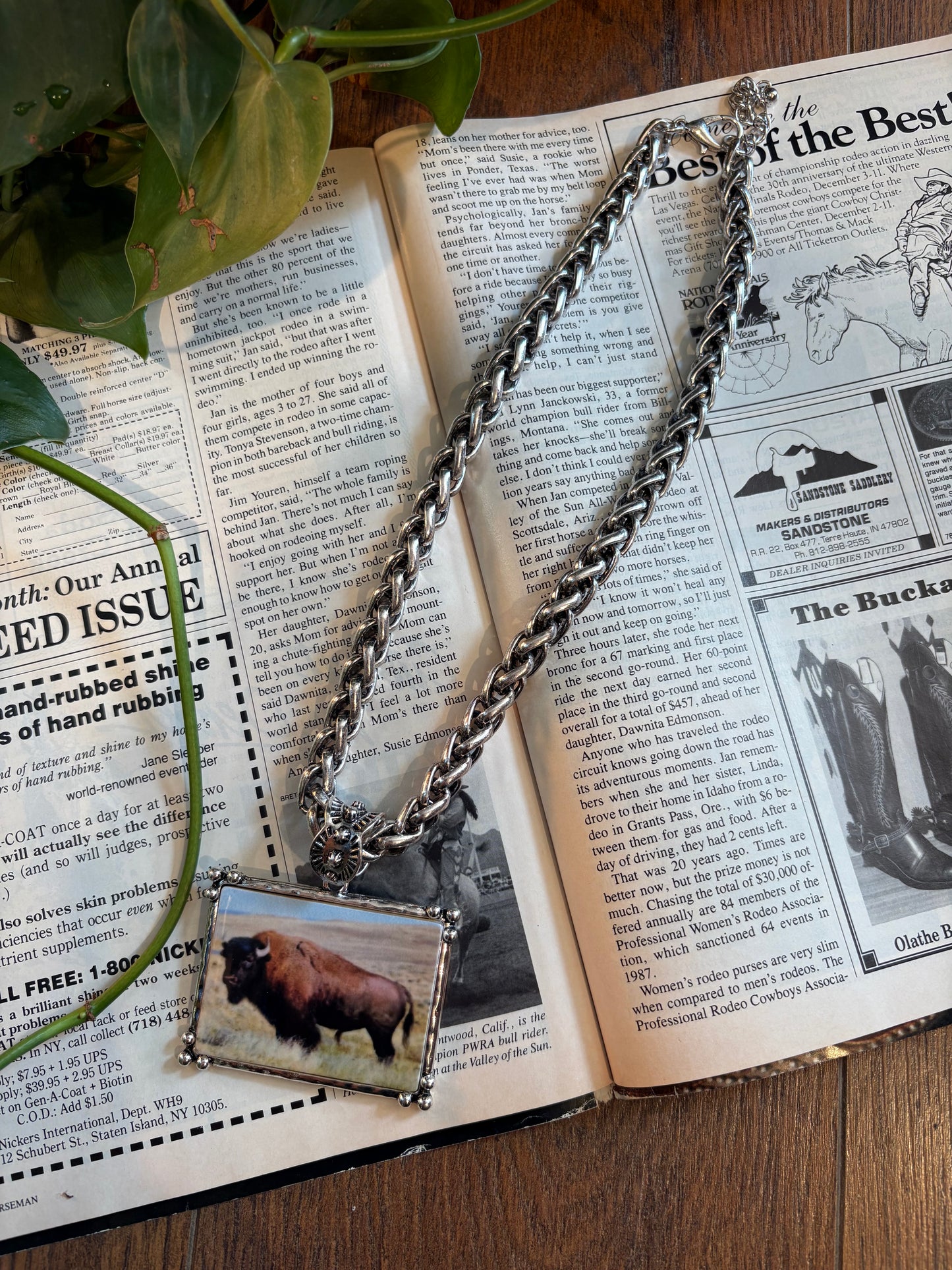 The Prairie Buffalo Necklace