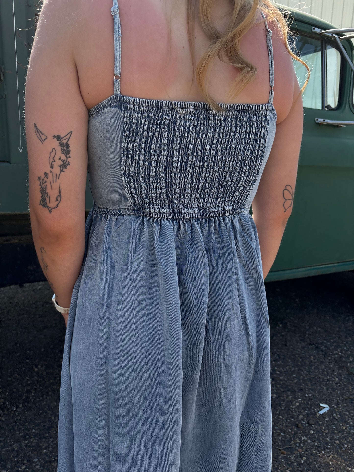 The Firework Denim Dress