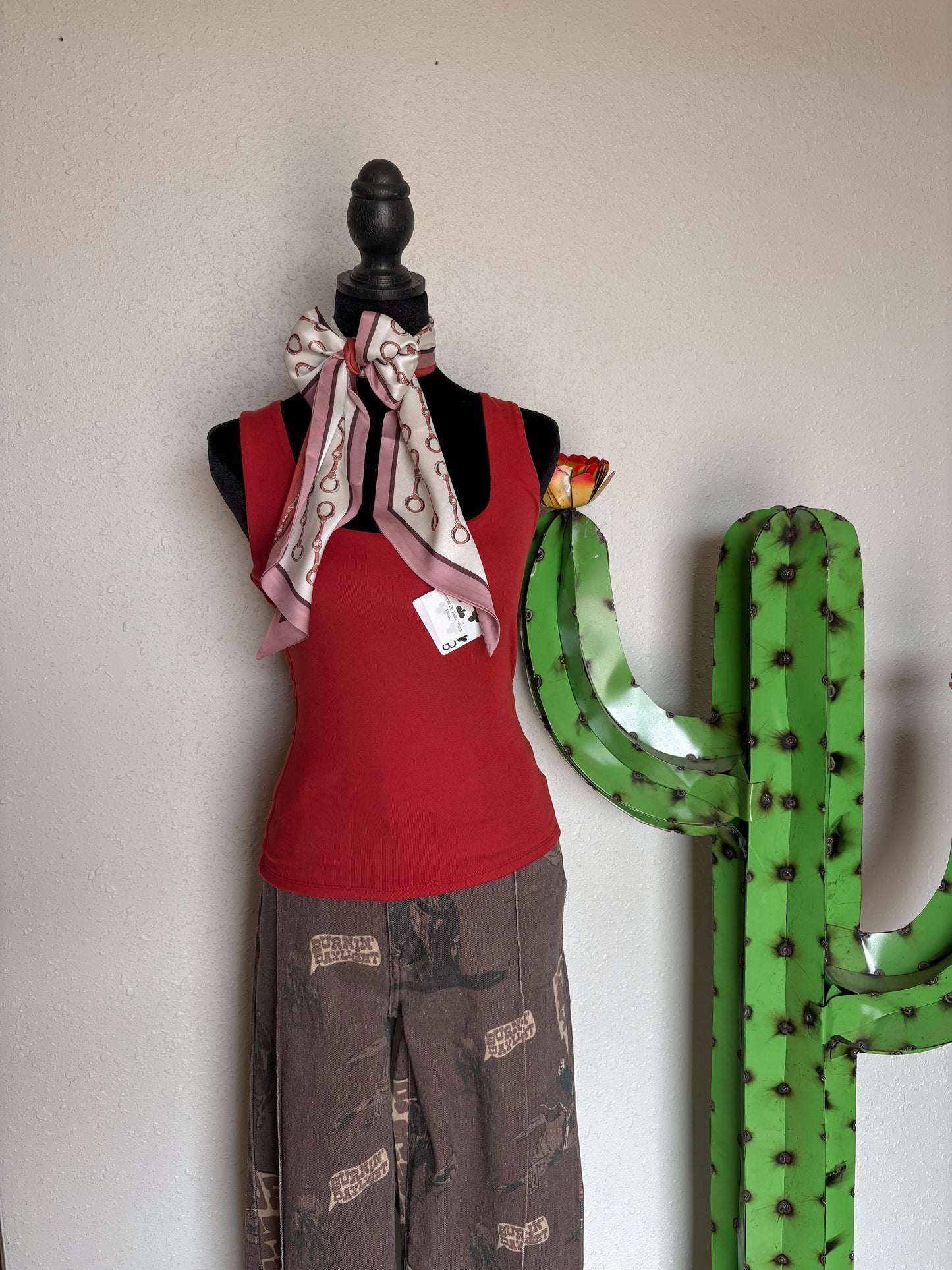 Butter Soft Basic Tank *Red Pony