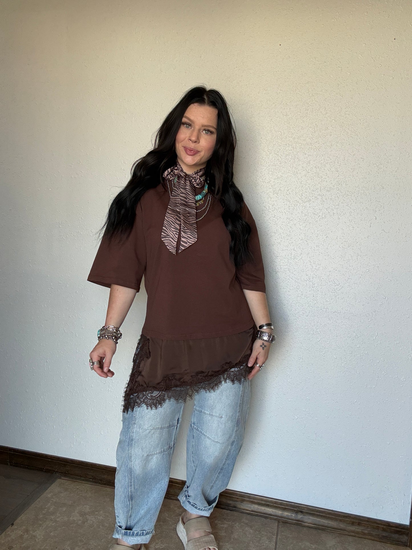 The Bay Pony Oversized Lace Tee