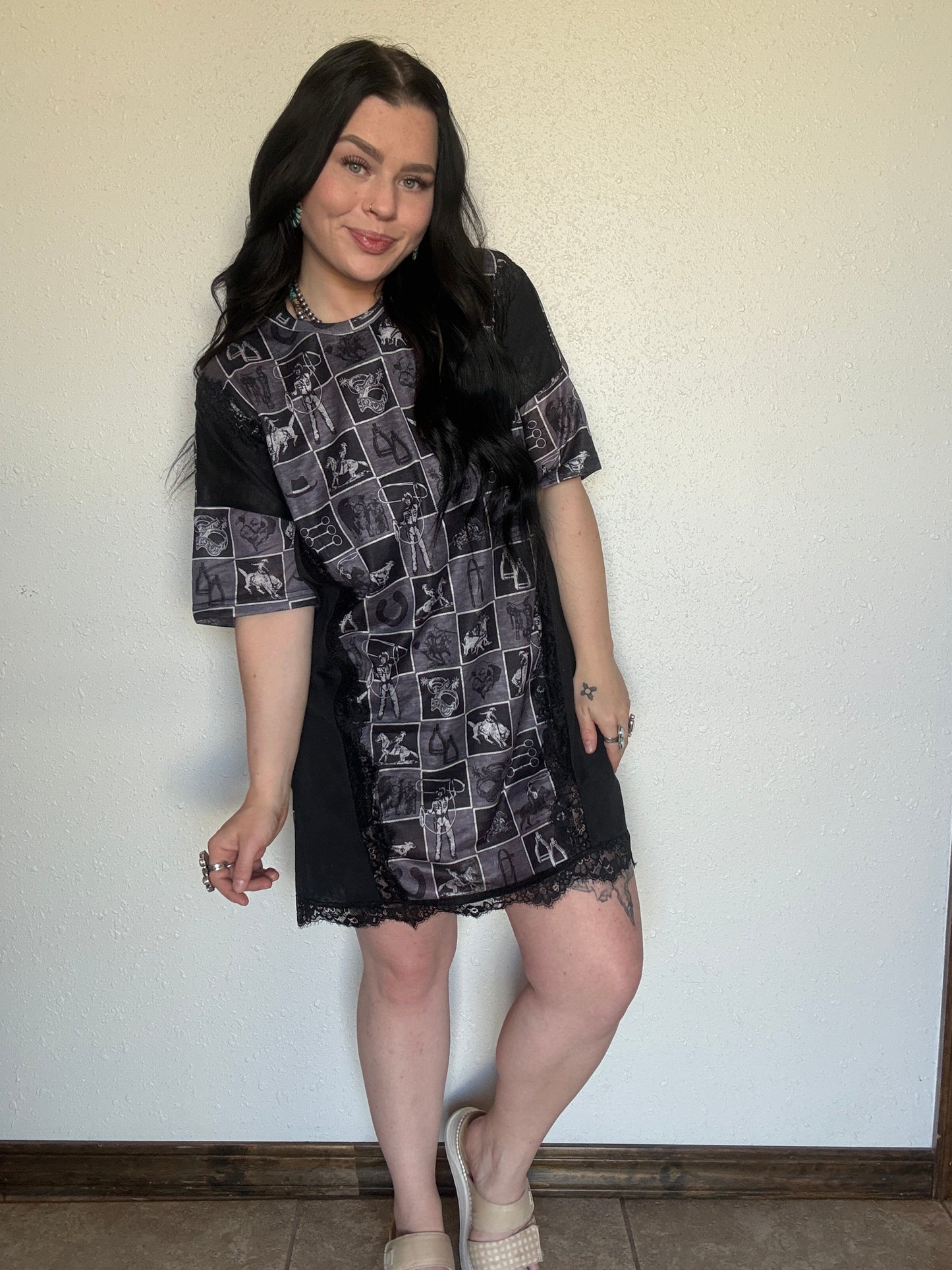 Catch Ya Laceter Tee Dress