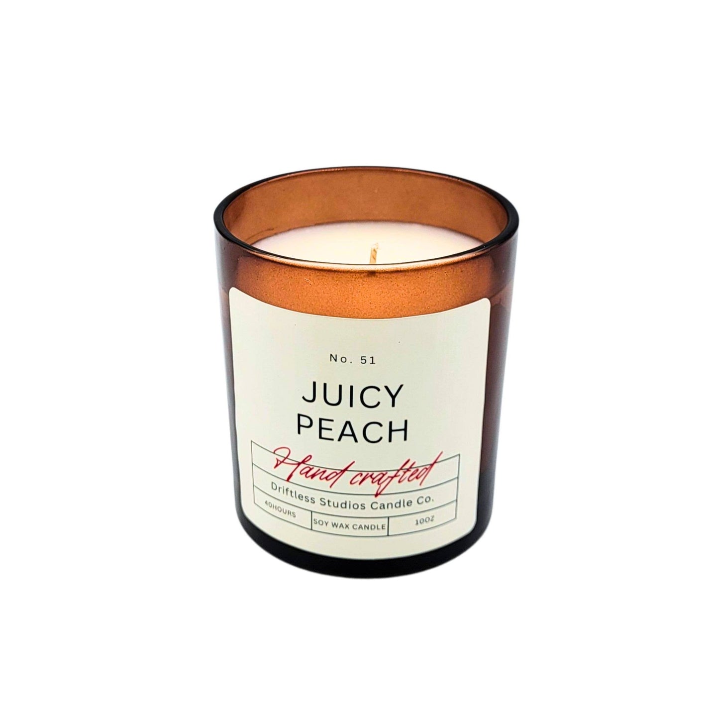 Summer Juicy Peach Soy Wax Candle
