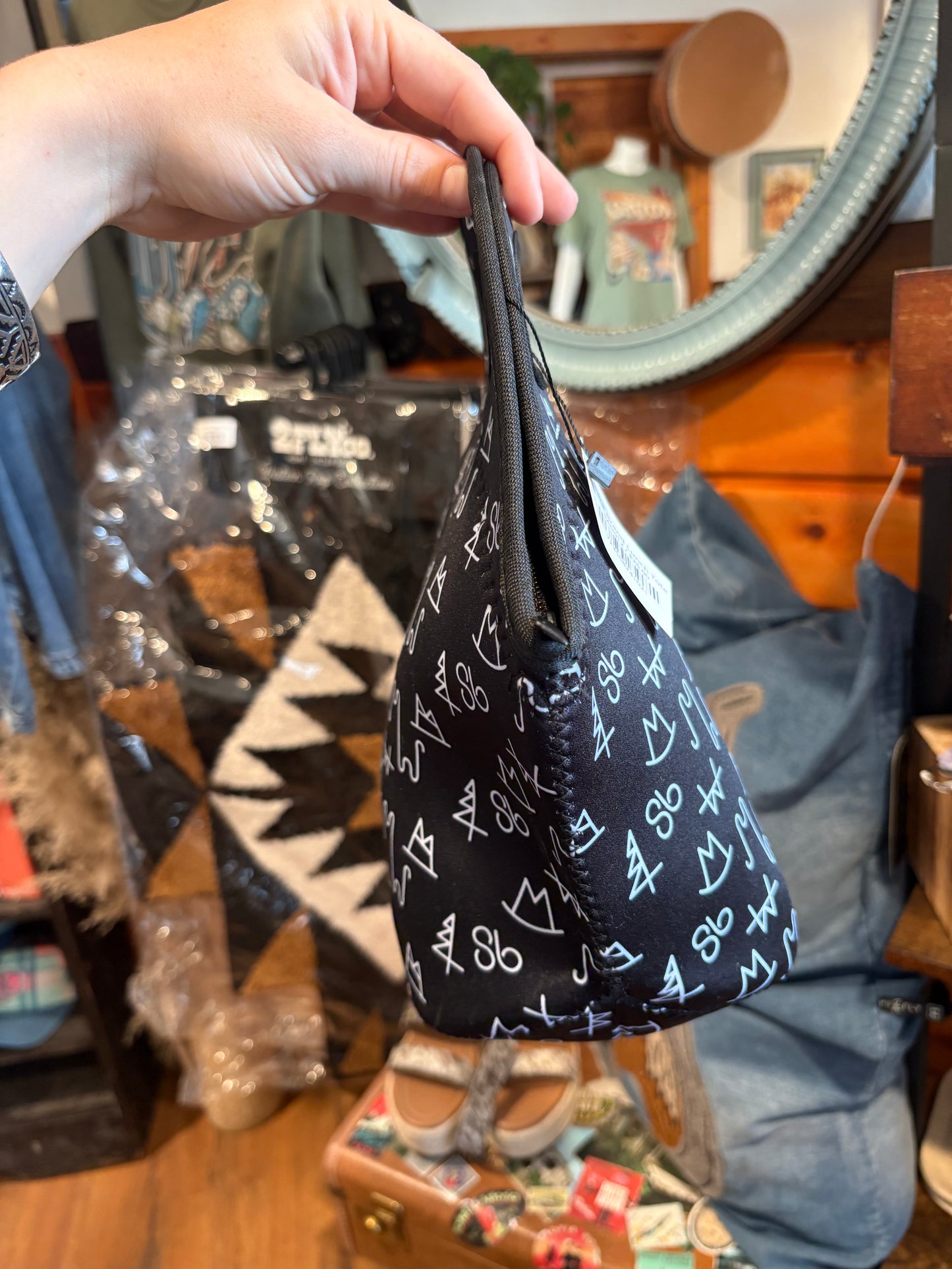 Black Brand Lunch Tote