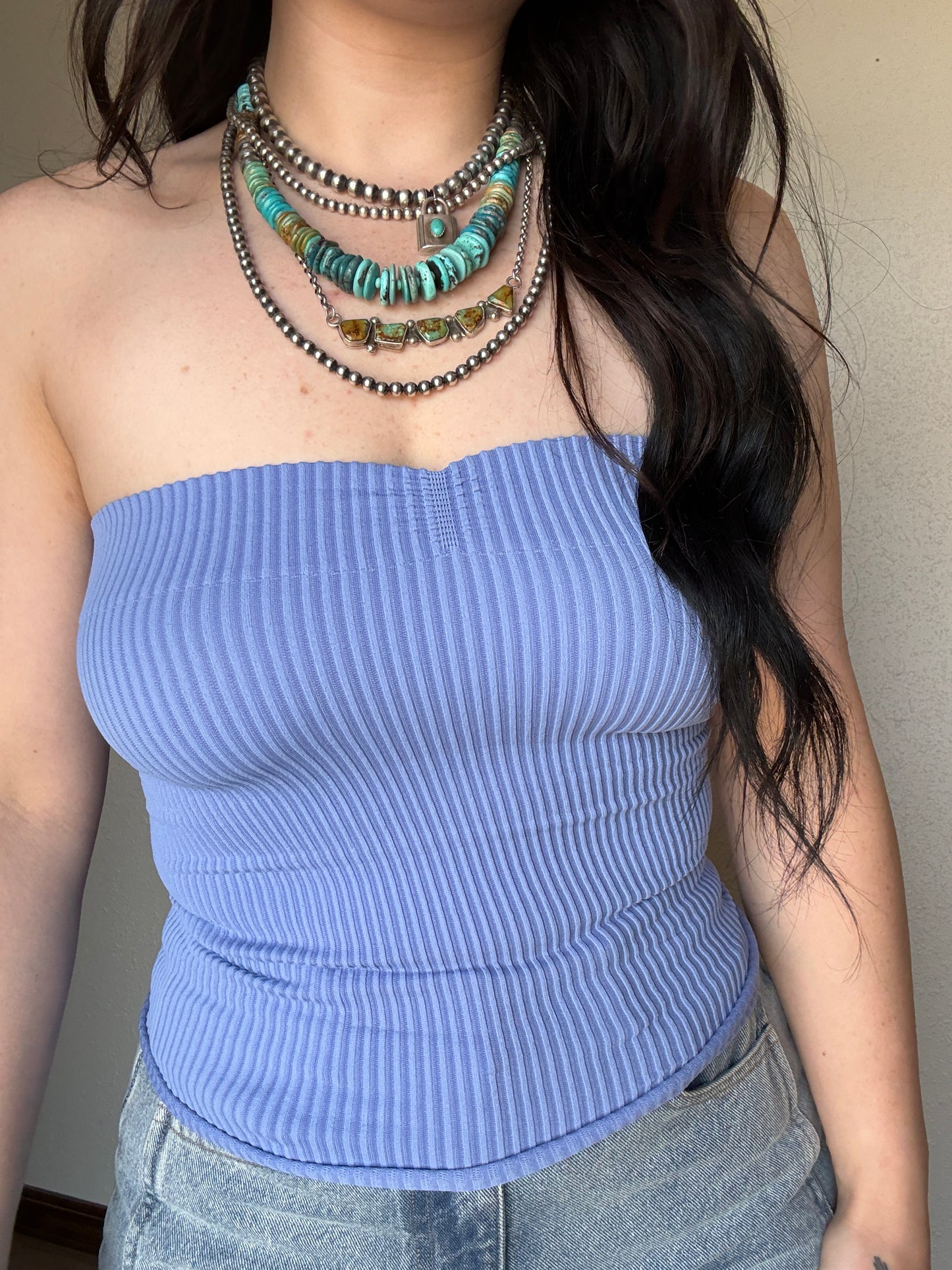Fitted Tube Top *Periwinkle ￼