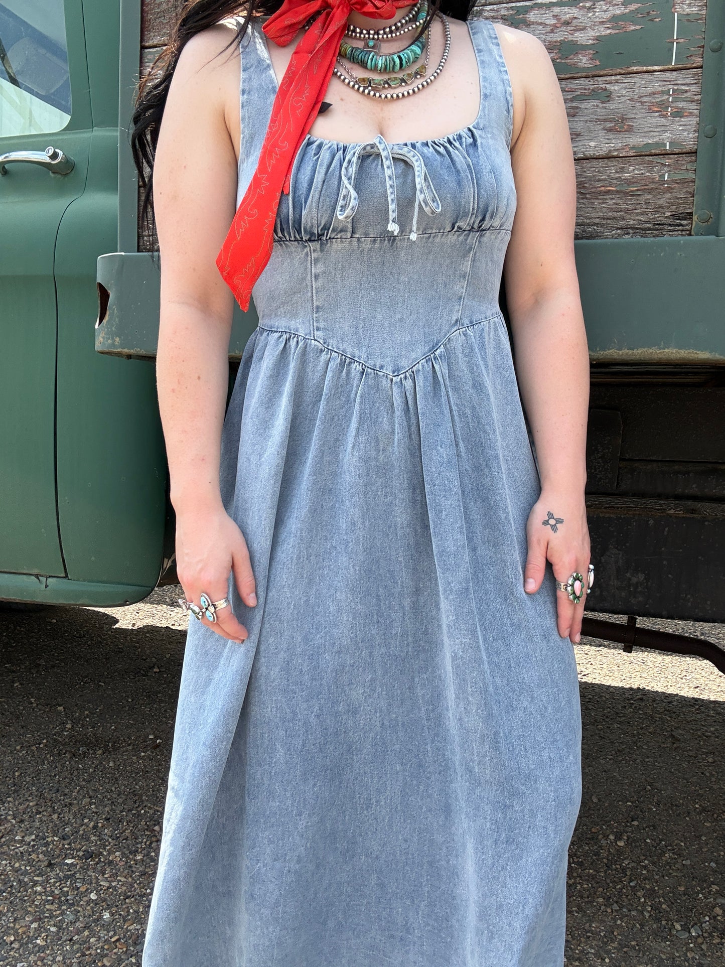 The Firework Denim Dress