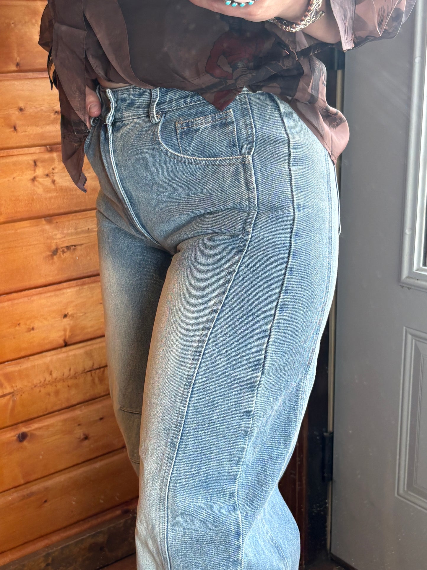 The Perfect Denim Barrel Jeans