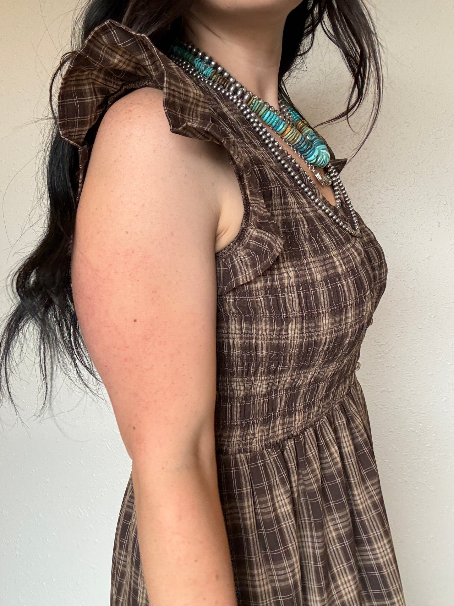 The Plaid Prairie Maxi Dress