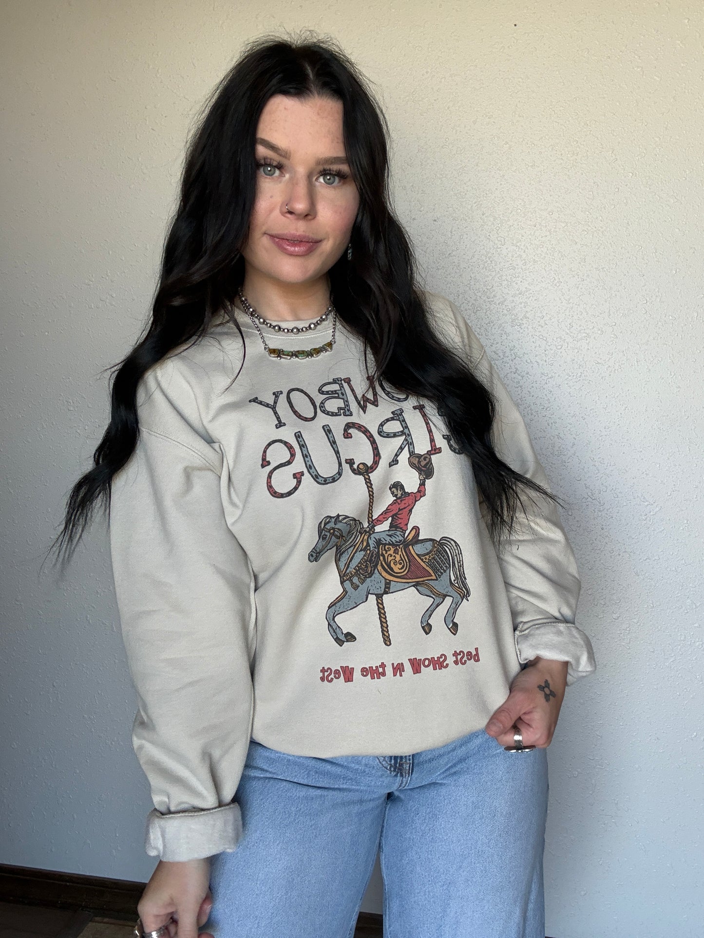Cowboy Circus Crewneck