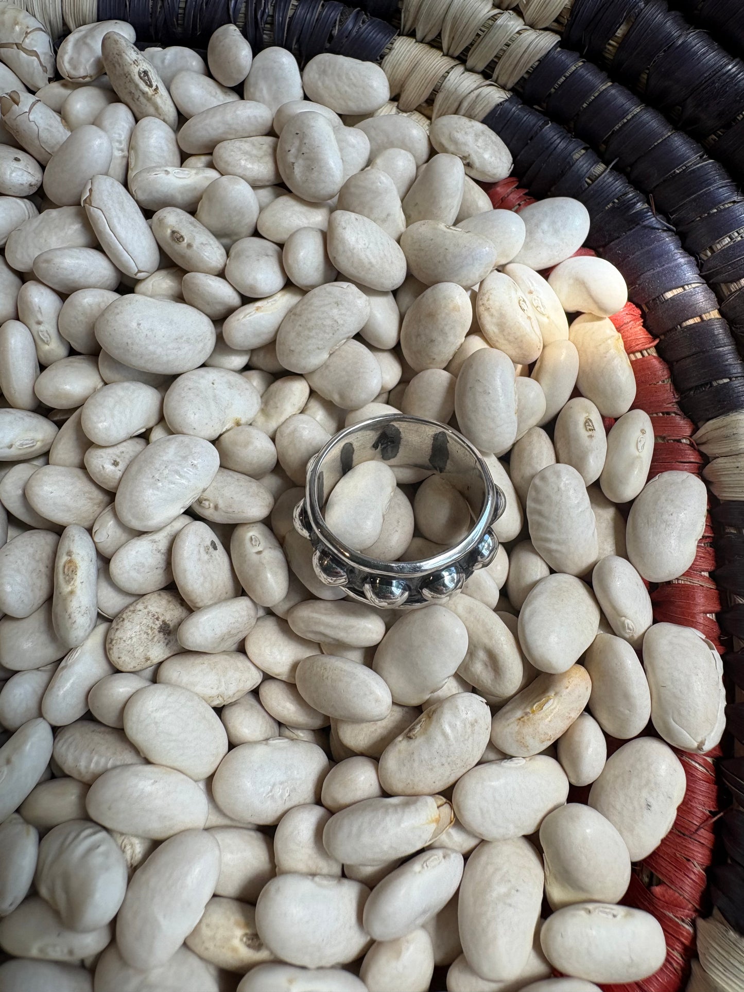 Sterling Silver Bubble Ring