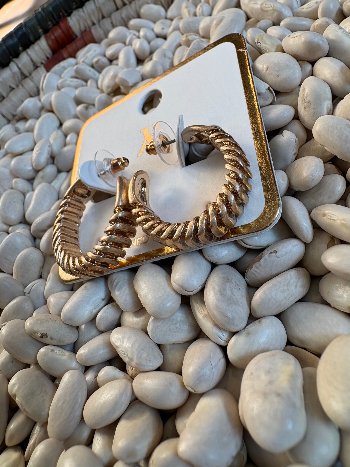 Detailed Gold Hoops