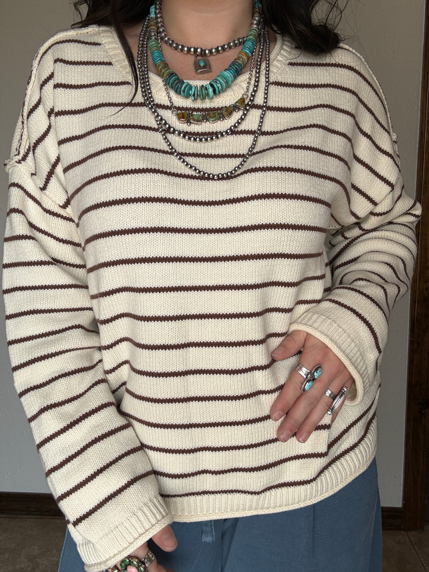 The Carmel Stripe Sweater