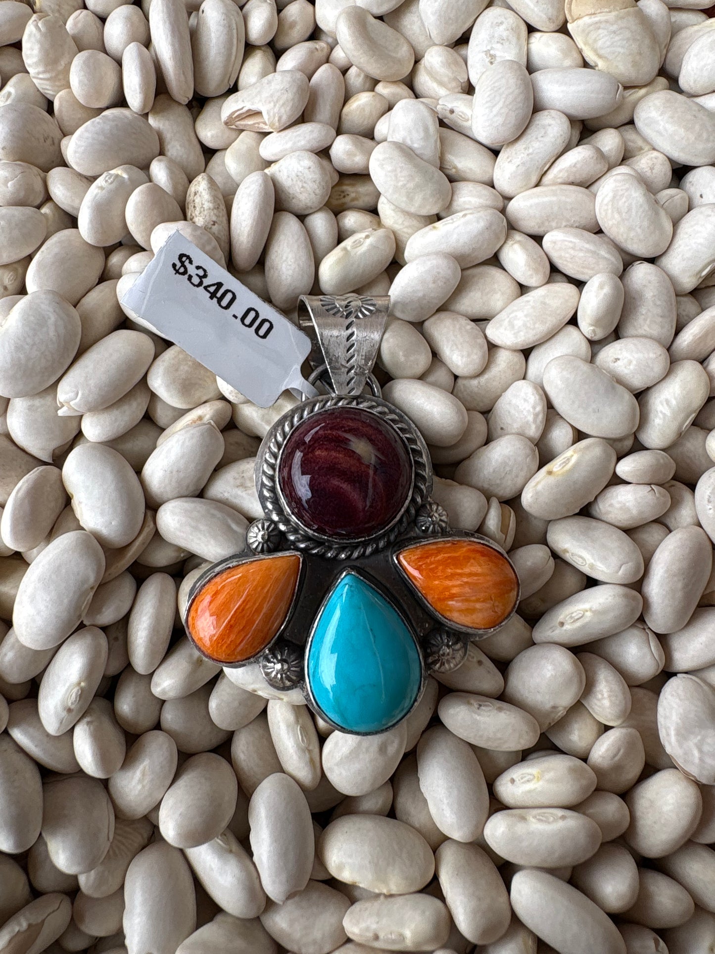 4 Multi Stone Pendant
