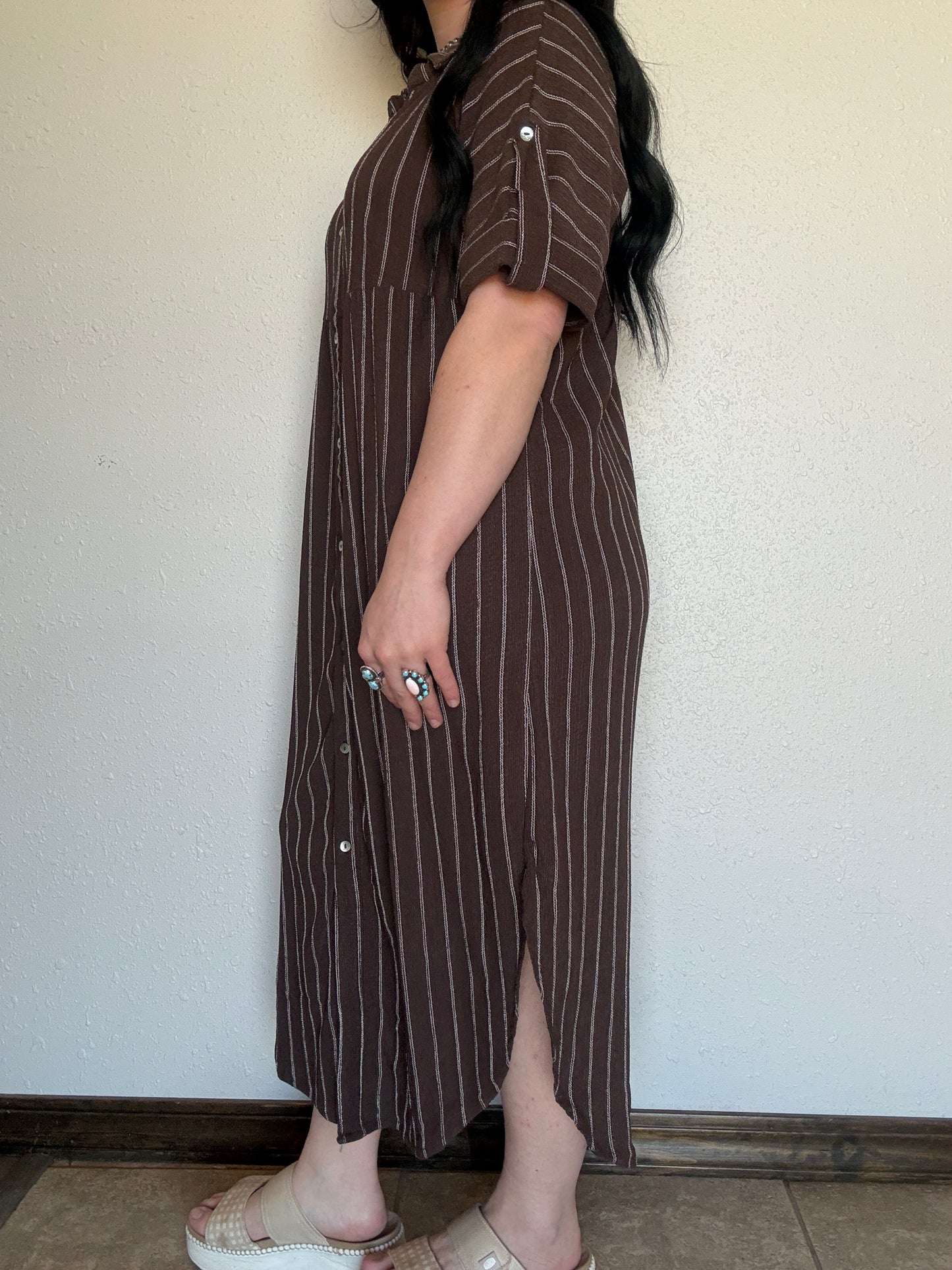 The Latte Casual Dress *Chocolate