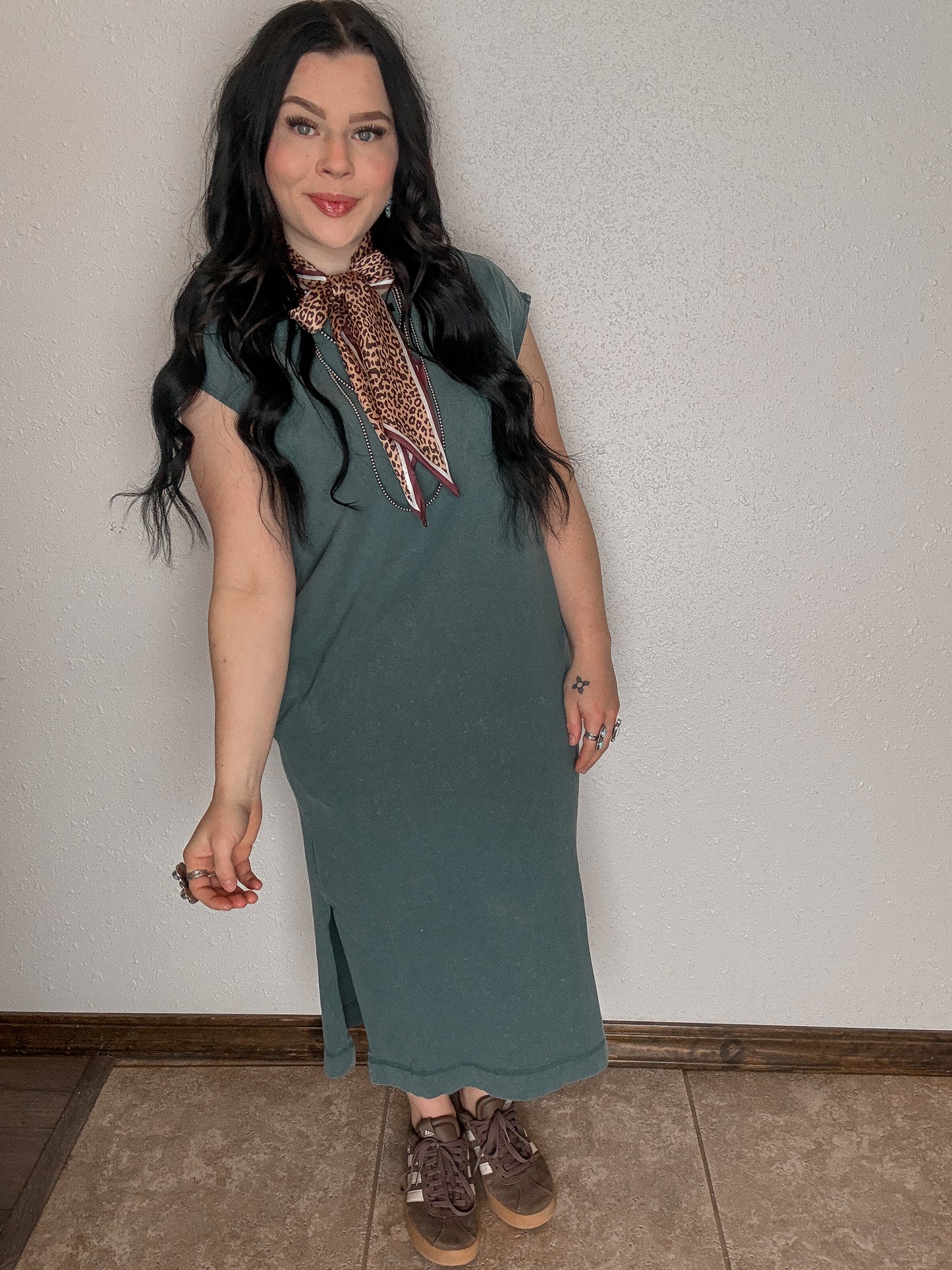 The Teal Casual Dress