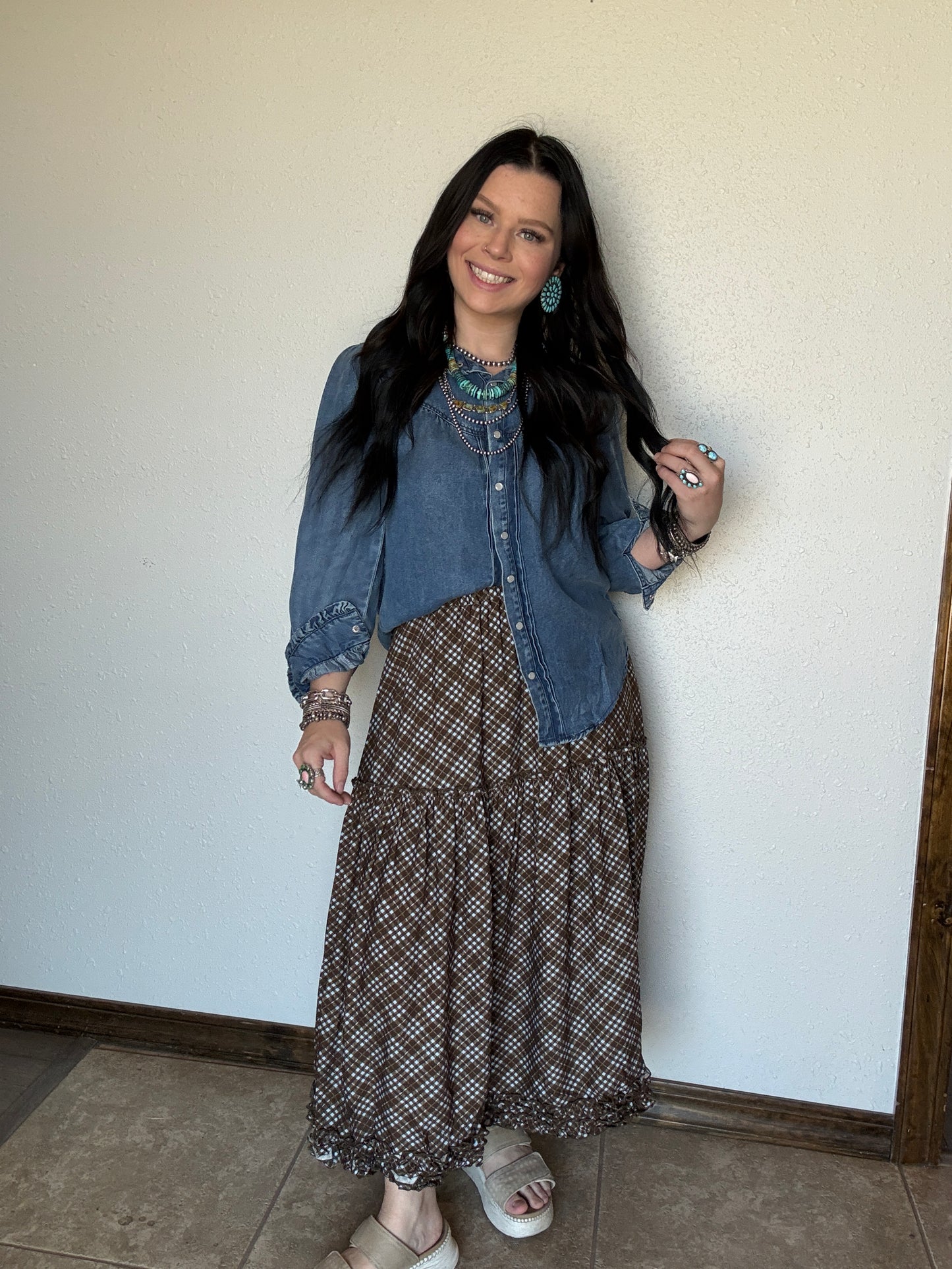 Prairie Picnic Maxi Skirt