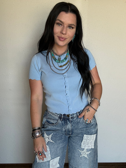 The Kels Ruffle Top