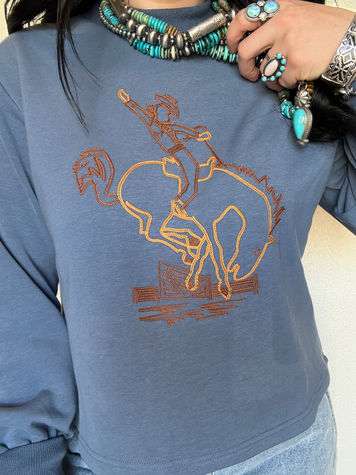 Hold Your Horses Mockneck