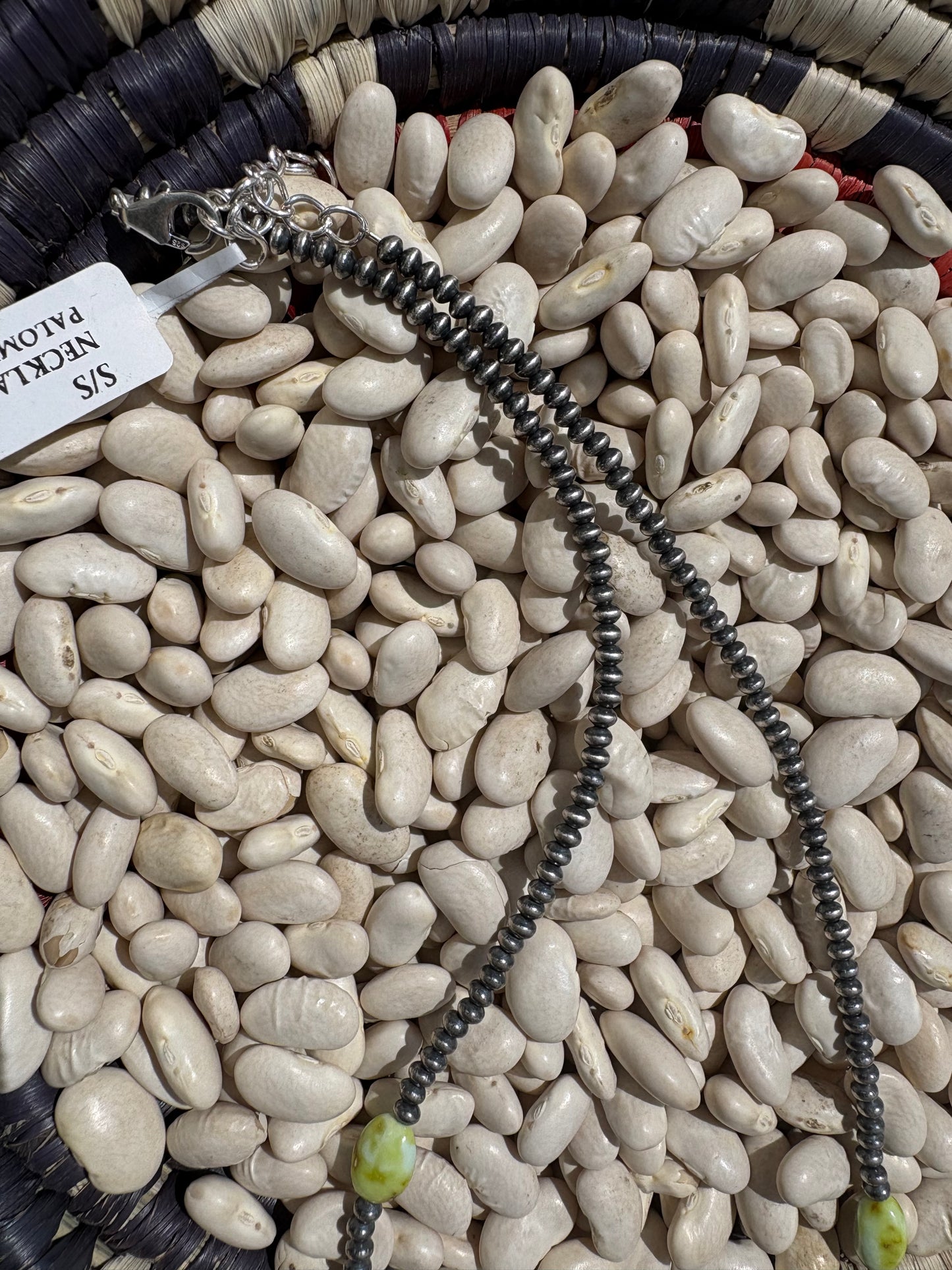 Sterling Silver & Palomino Necklace