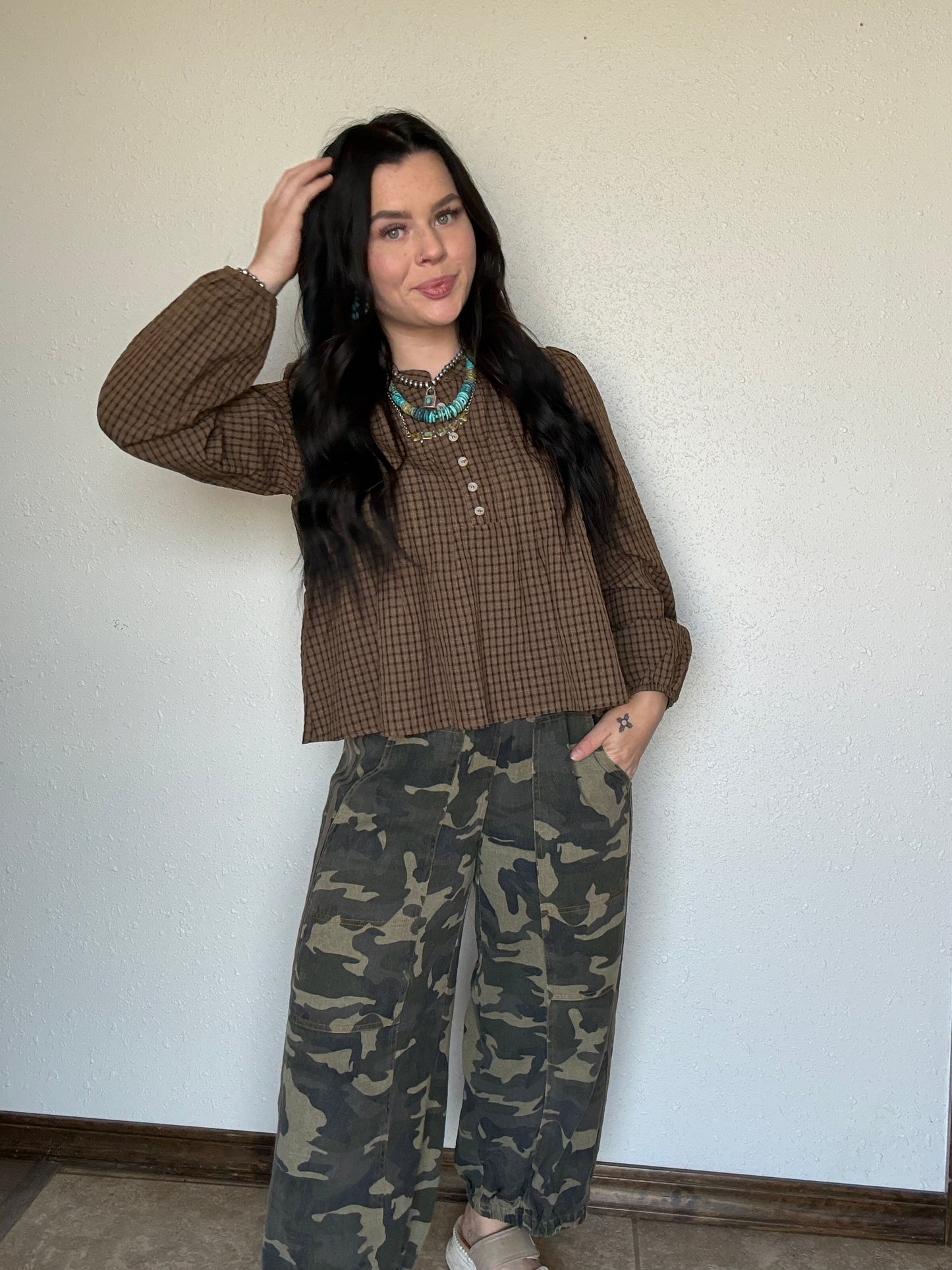 The Pumpkin Patch Long Sleeve *Brown