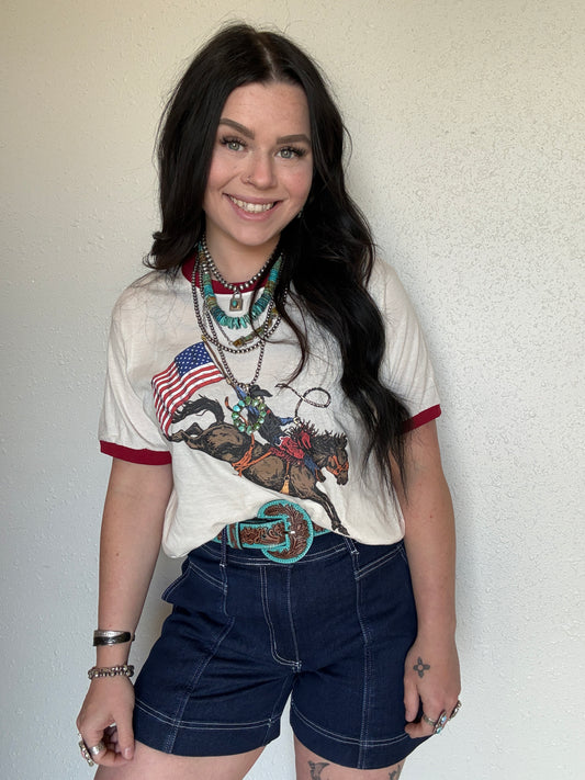 Dust and Glory Ringer Tee