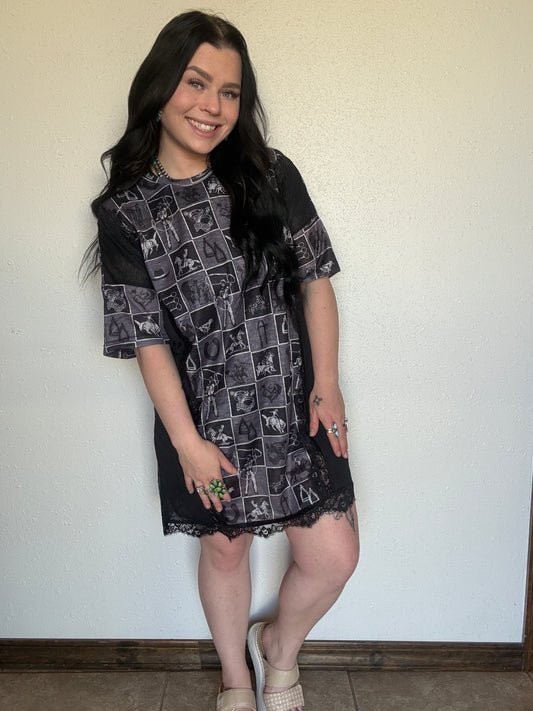 Catch Ya Laceter Tee Dress