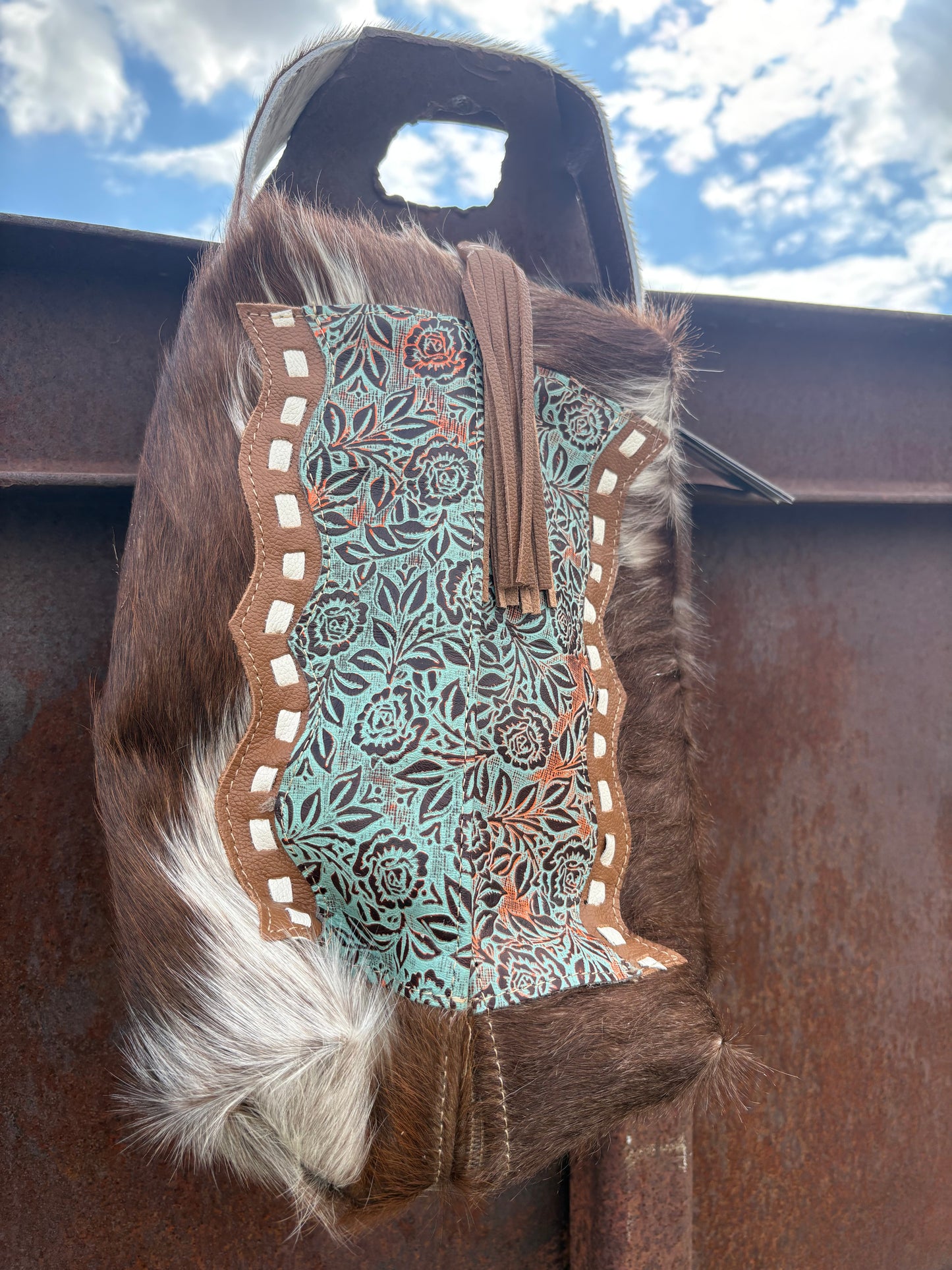 The Cass Cowhide Toiletry Bag