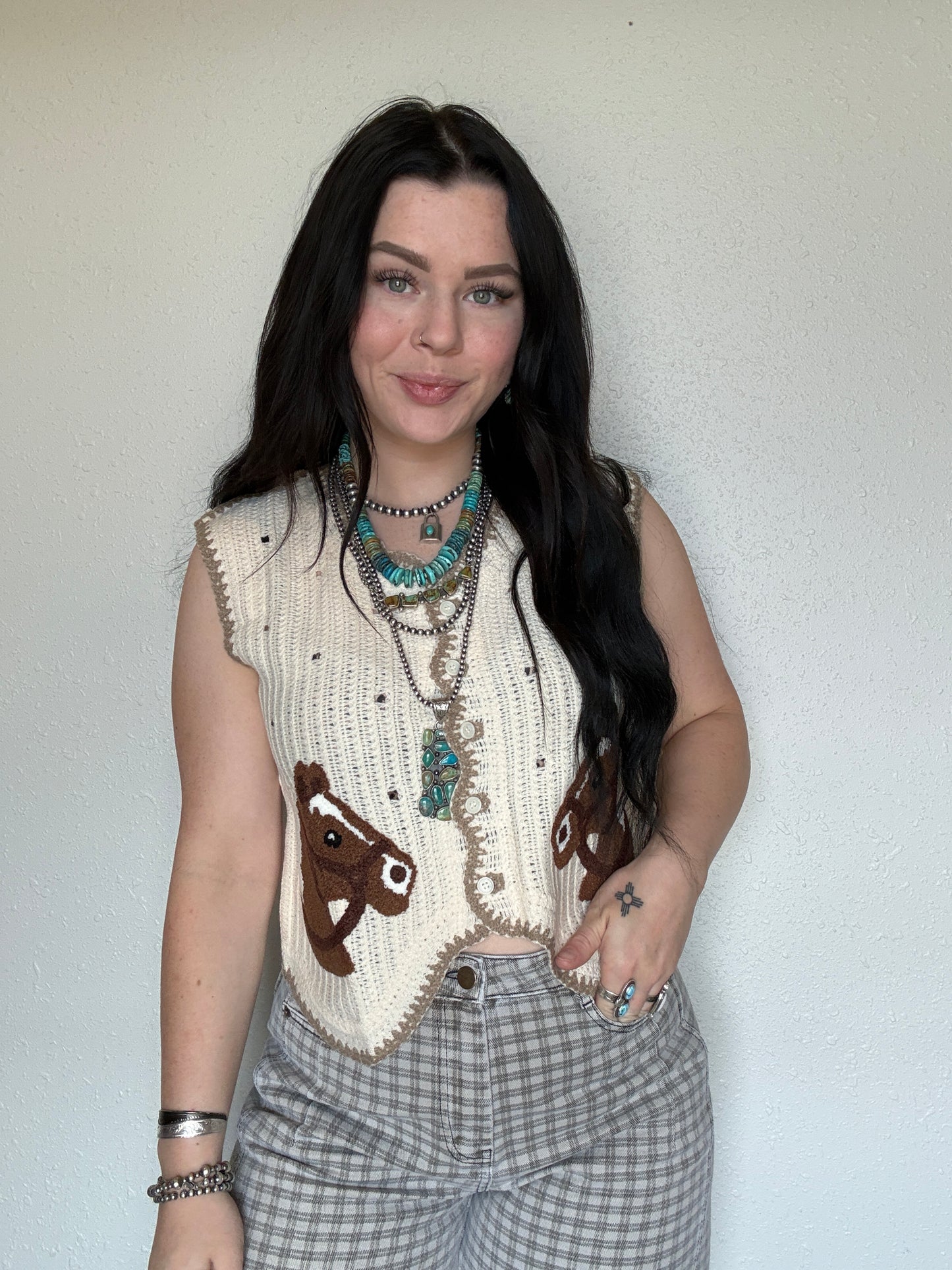 The Duo Knit Horse Sweater