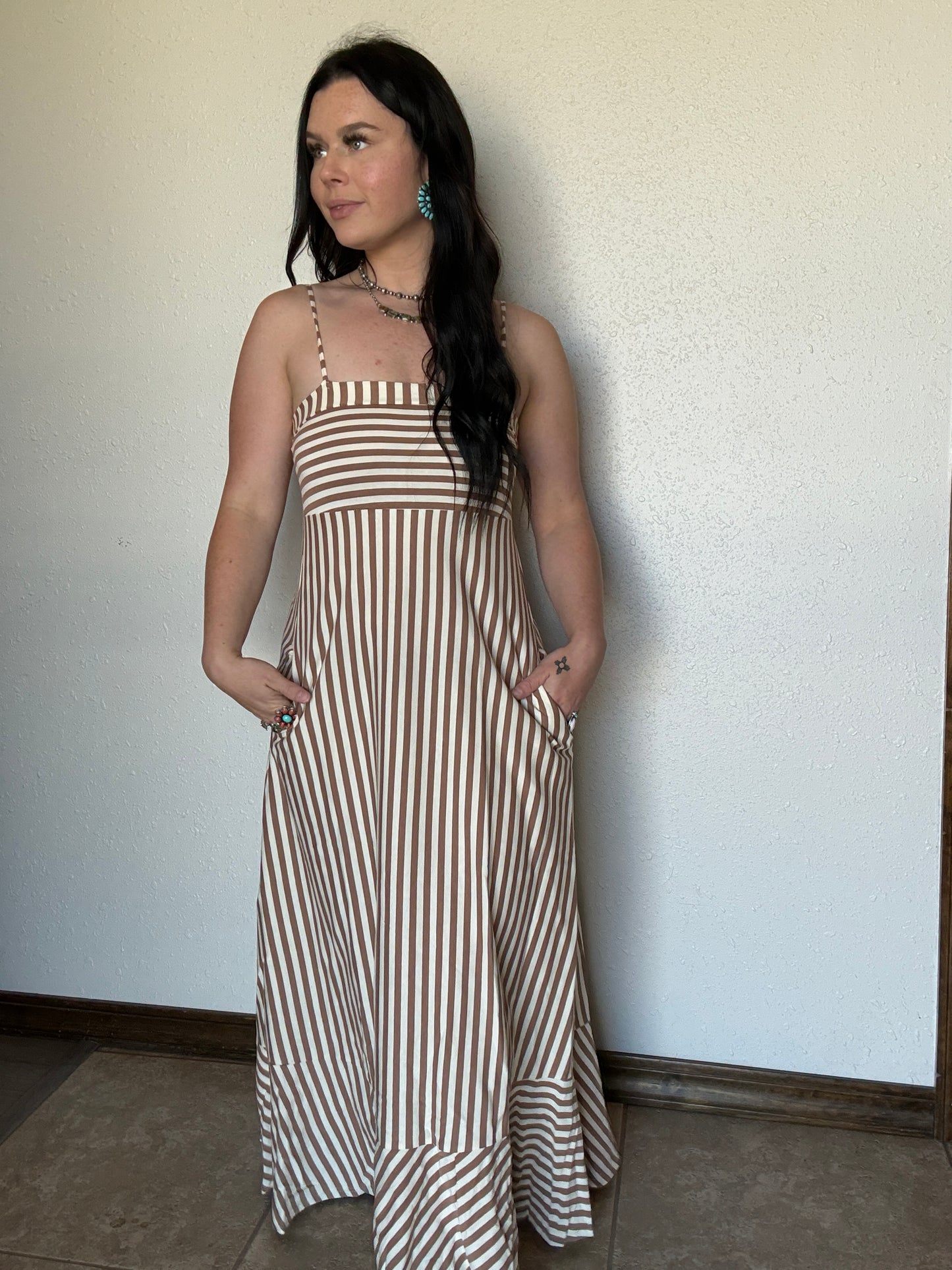 The Funnel Cake Maxi Dress