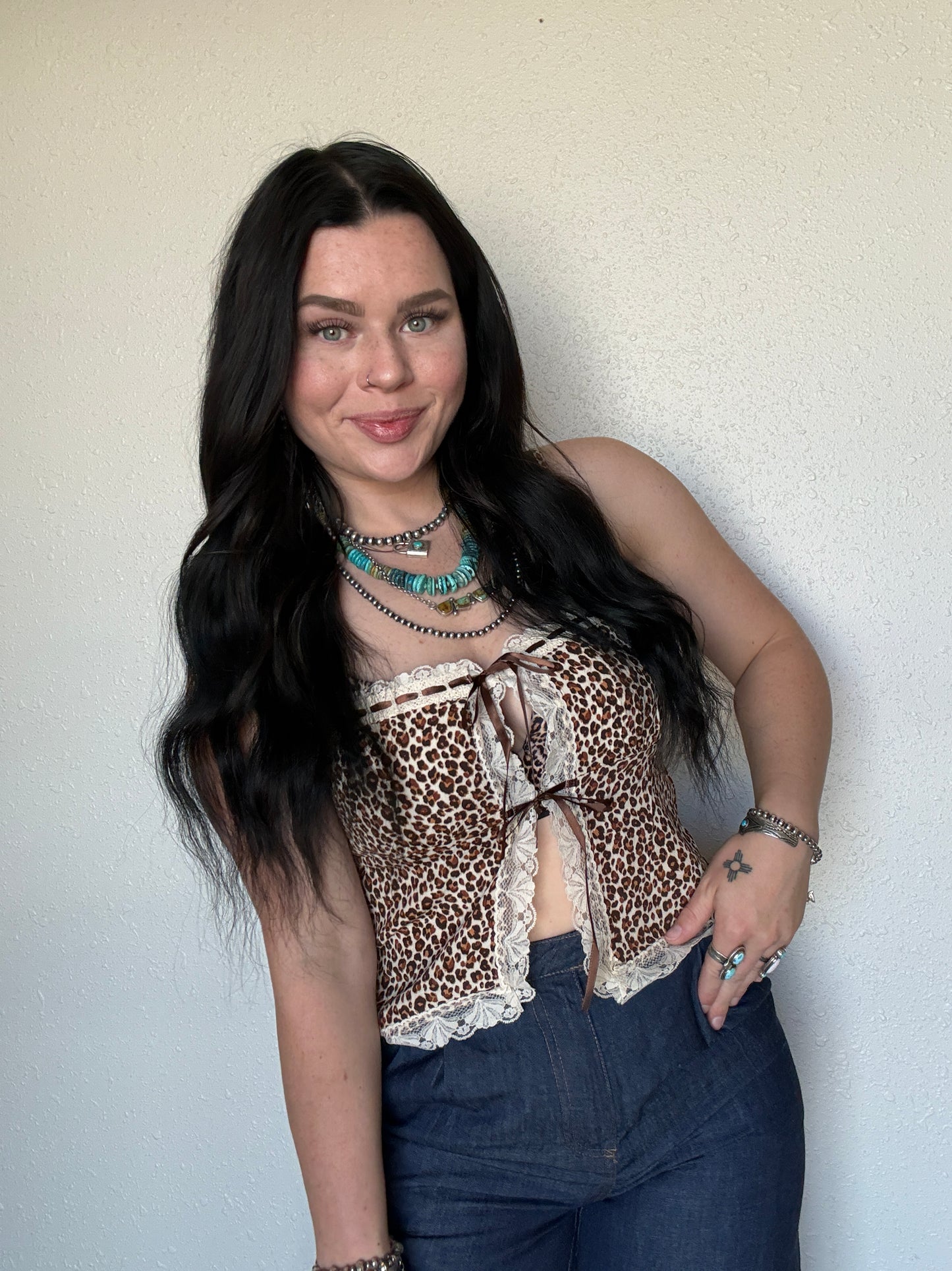 The Leopard Lady Lace Tank