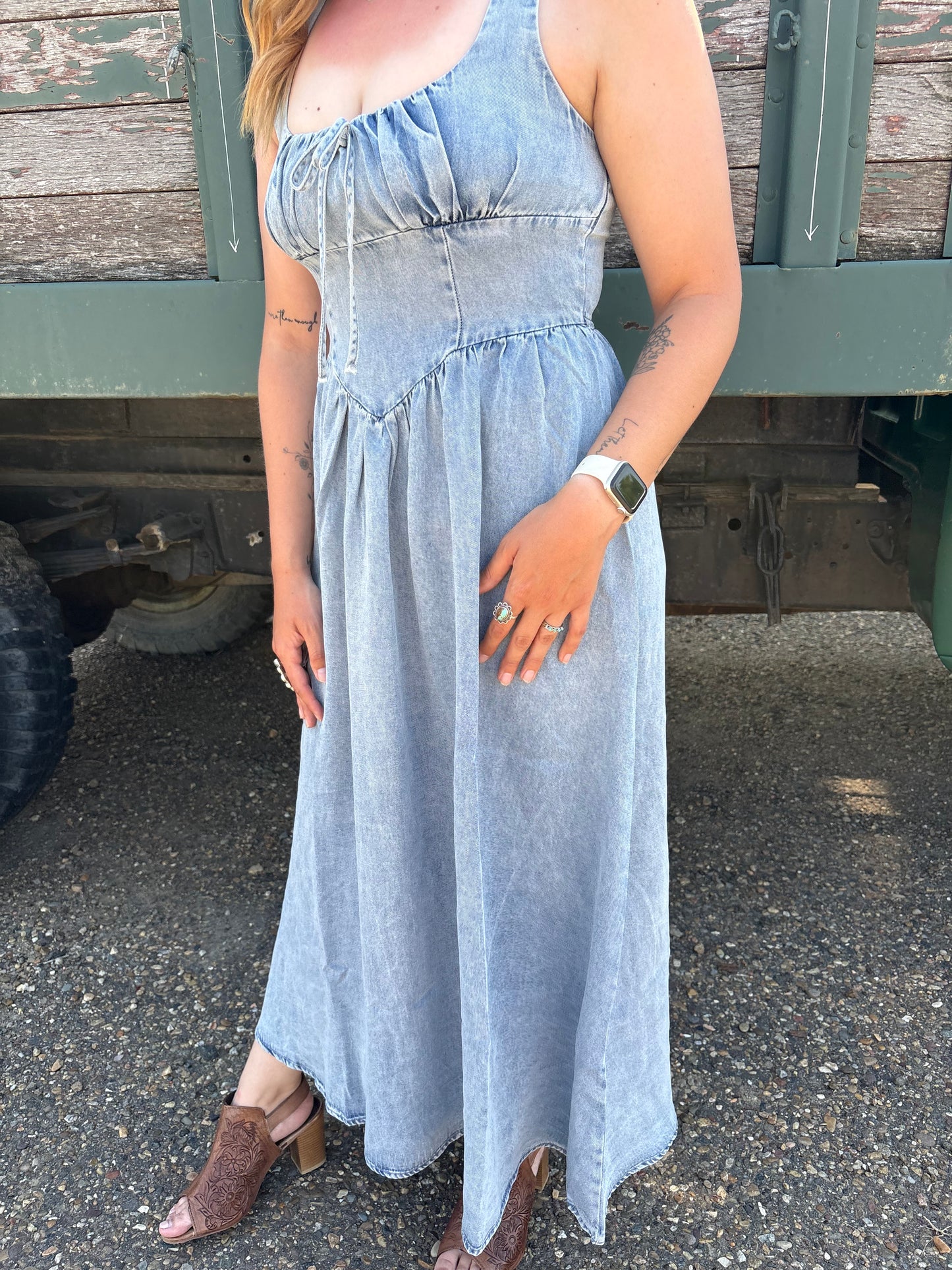 The Firework Denim Dress