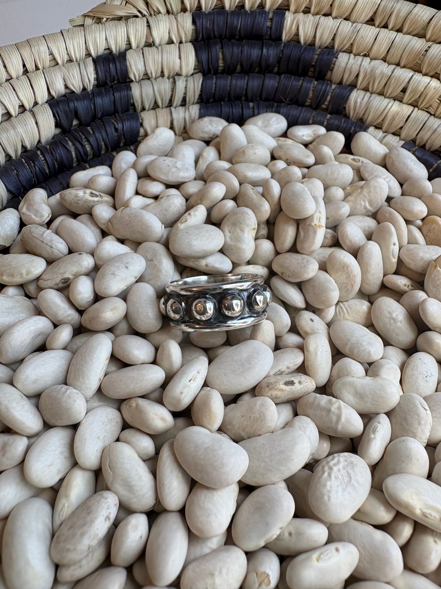Sterling Silver Bubble Ring
