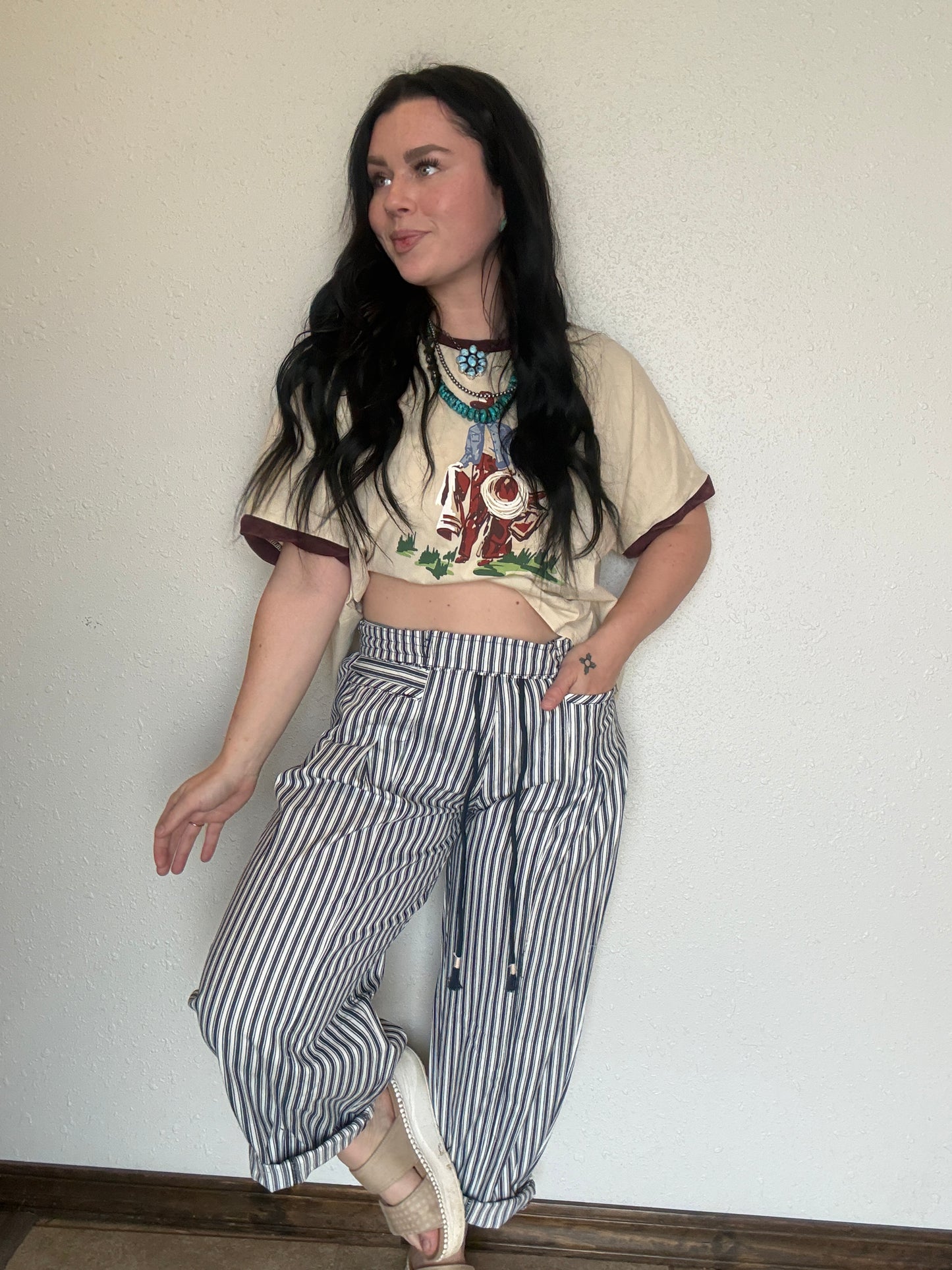 The Cayko Stripe Denim *Navy