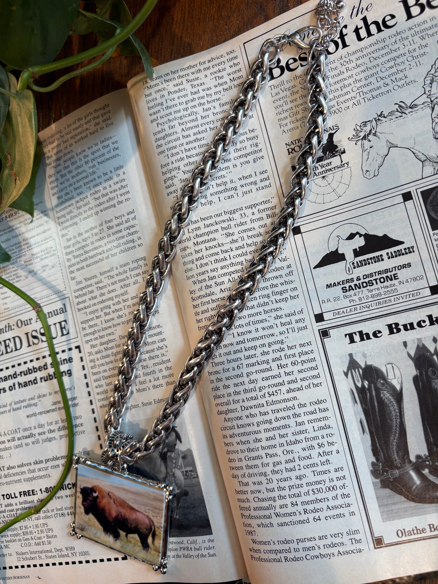 The Prairie Buffalo Necklace