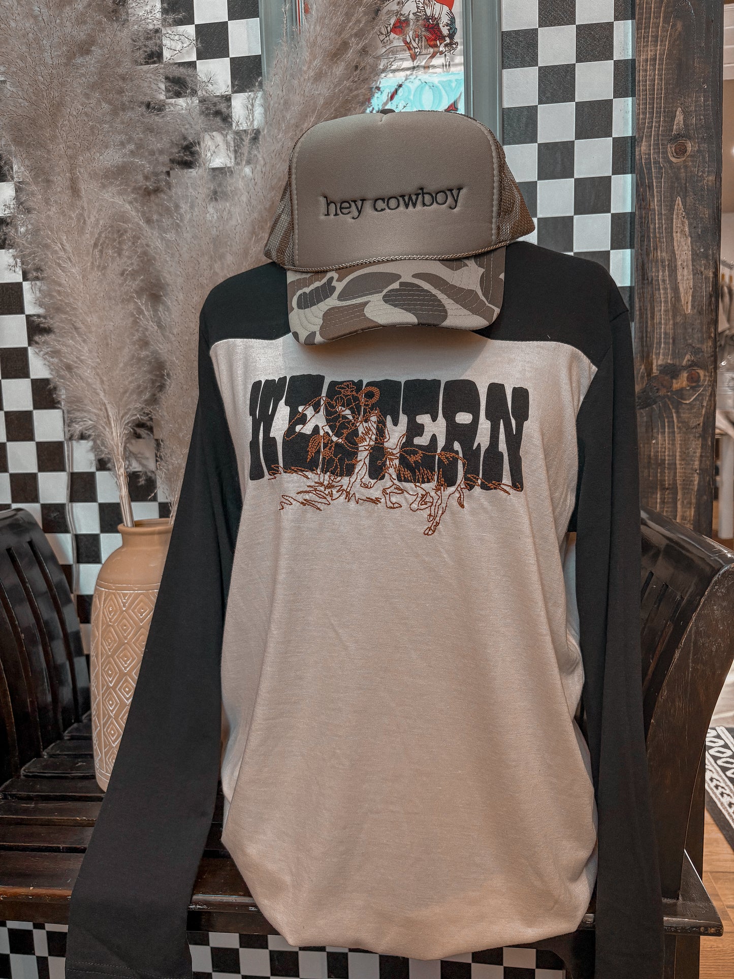 Retro Western Long Sleeve