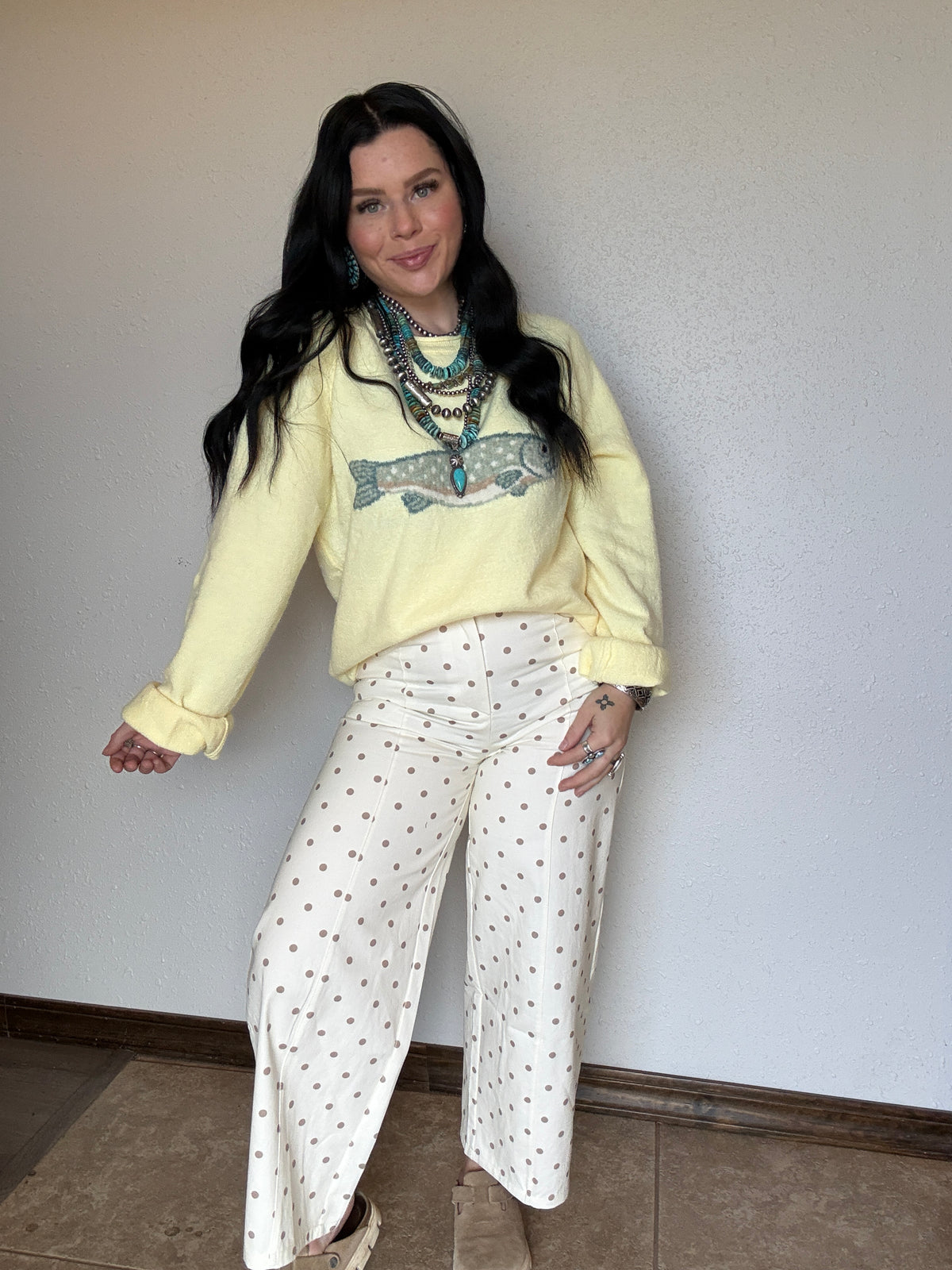 Fall Nights Polka Dot Pant