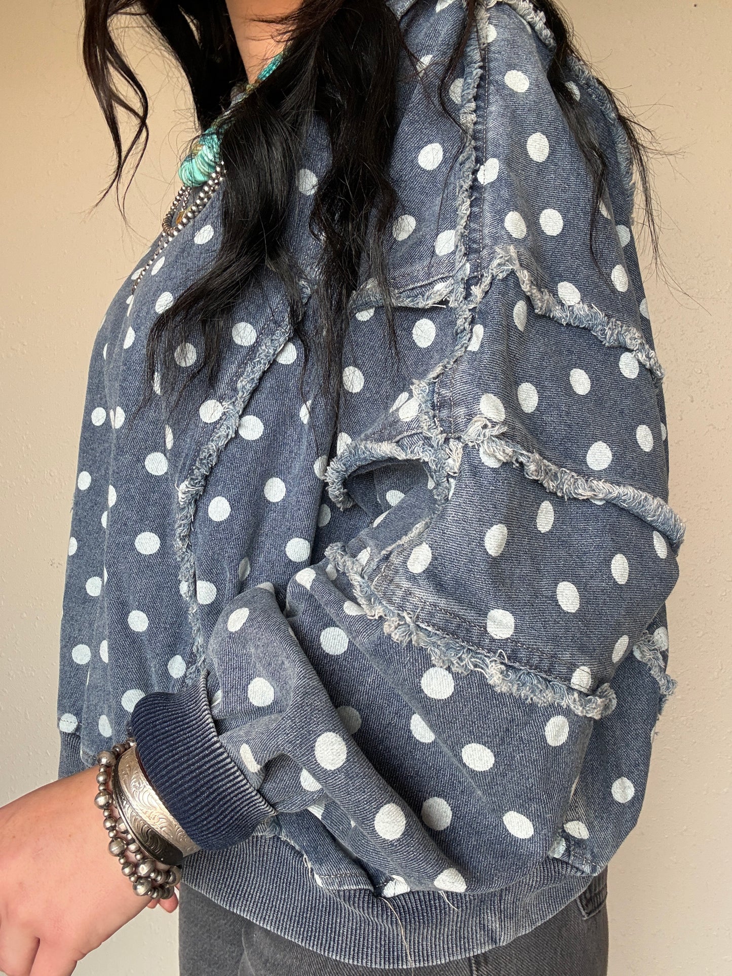 The Denim Dan Polka Dot Sweater