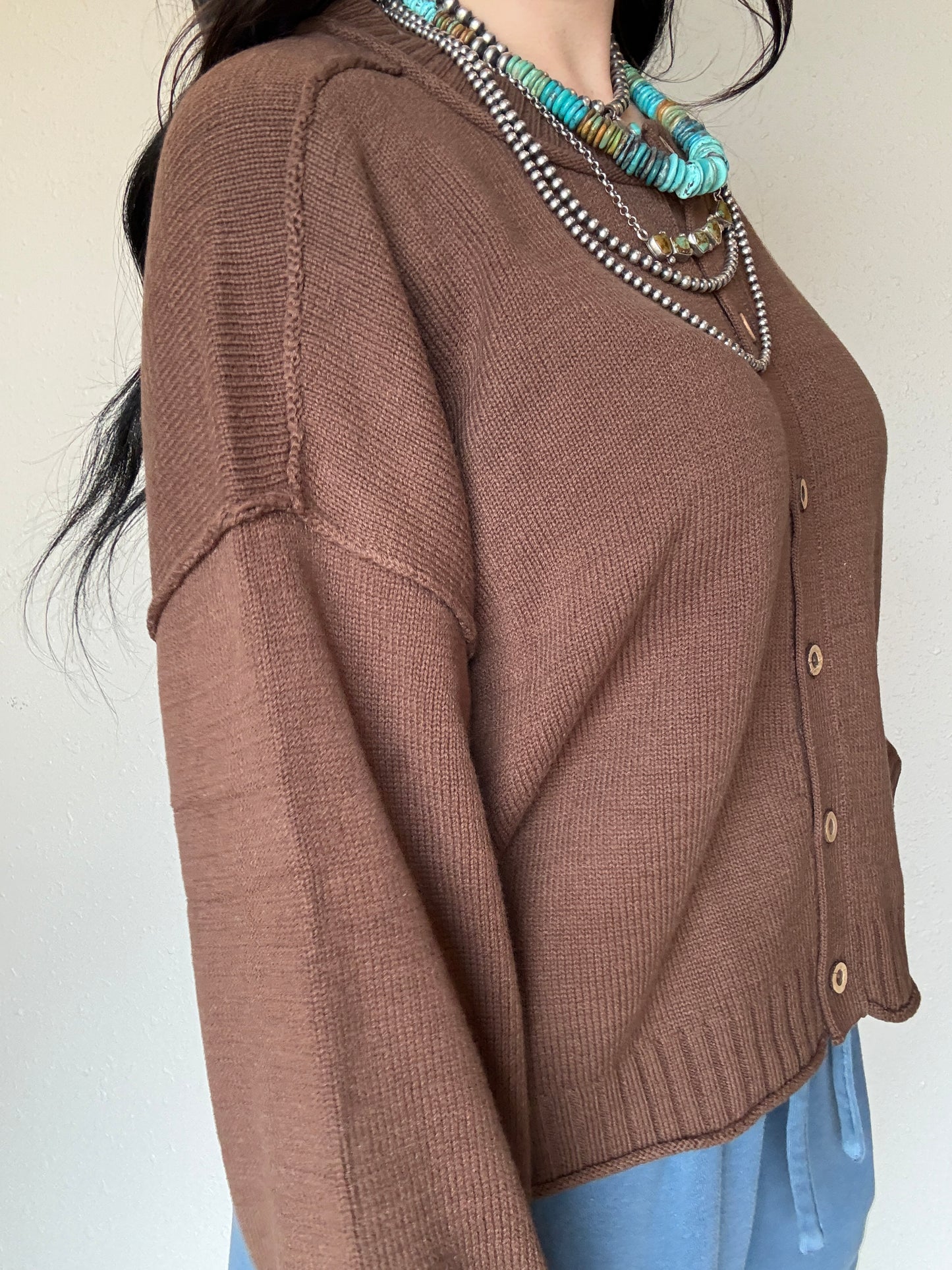 The Bay Pony Button Up Knit