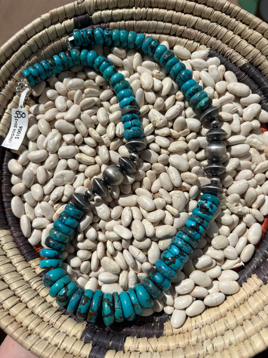 Hubei Turquoise & Pearl Necklace