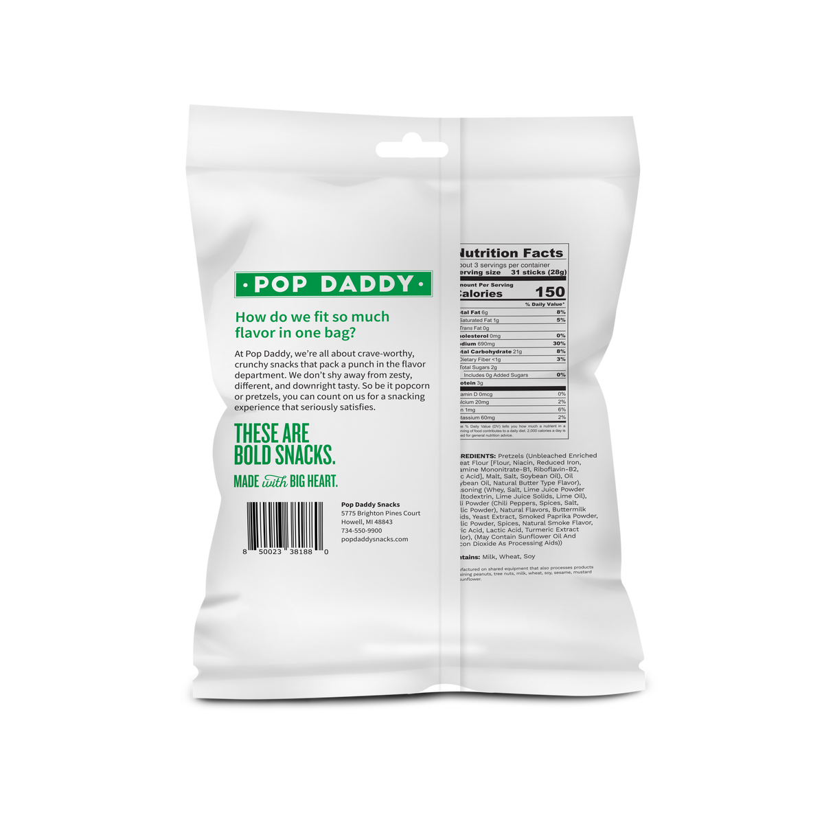 Seasoned Pretzels - 3oz - Mexican Street Corn (NEW 12CT)