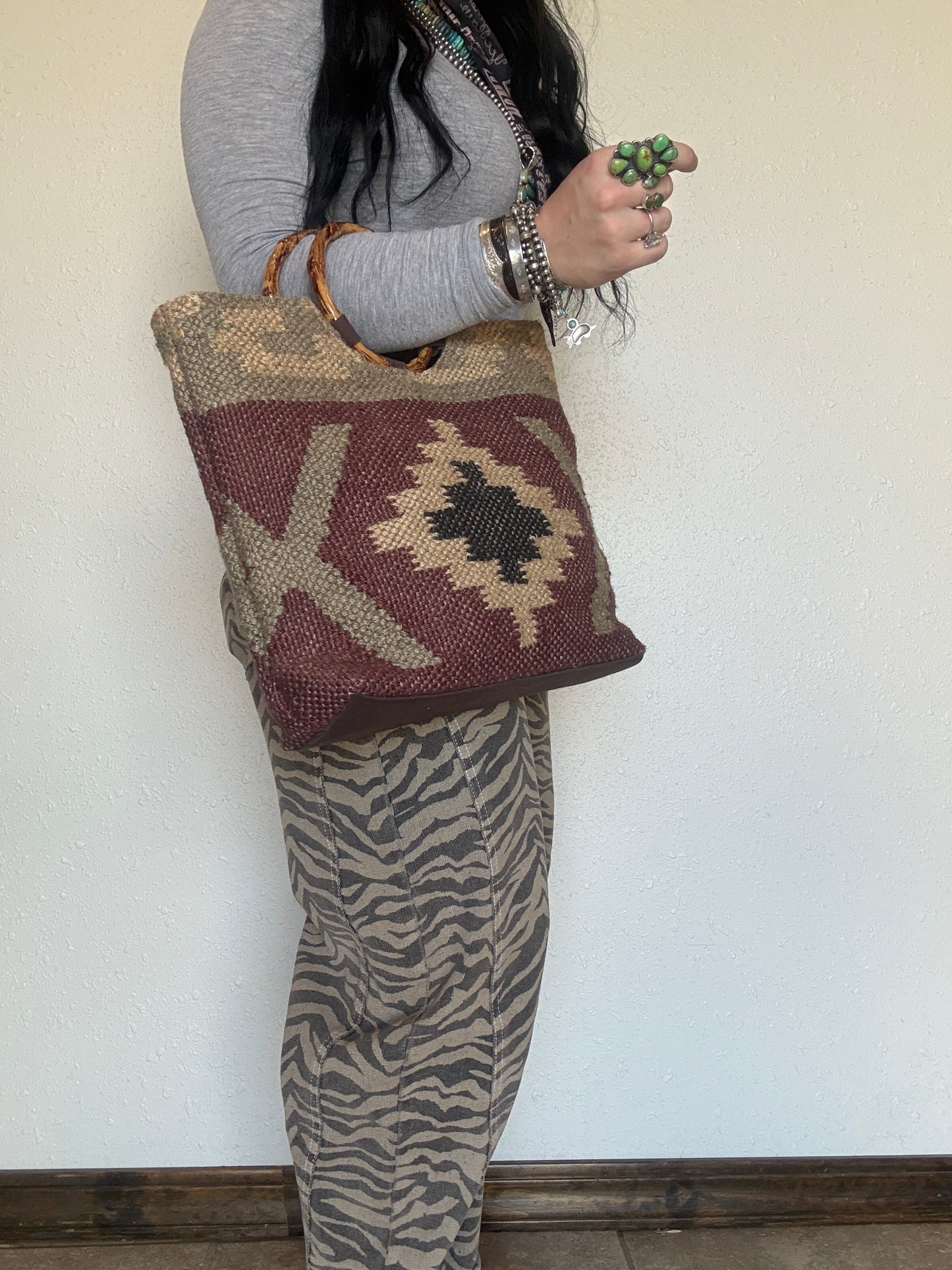 Desert Loom Wristlet Tote Bag