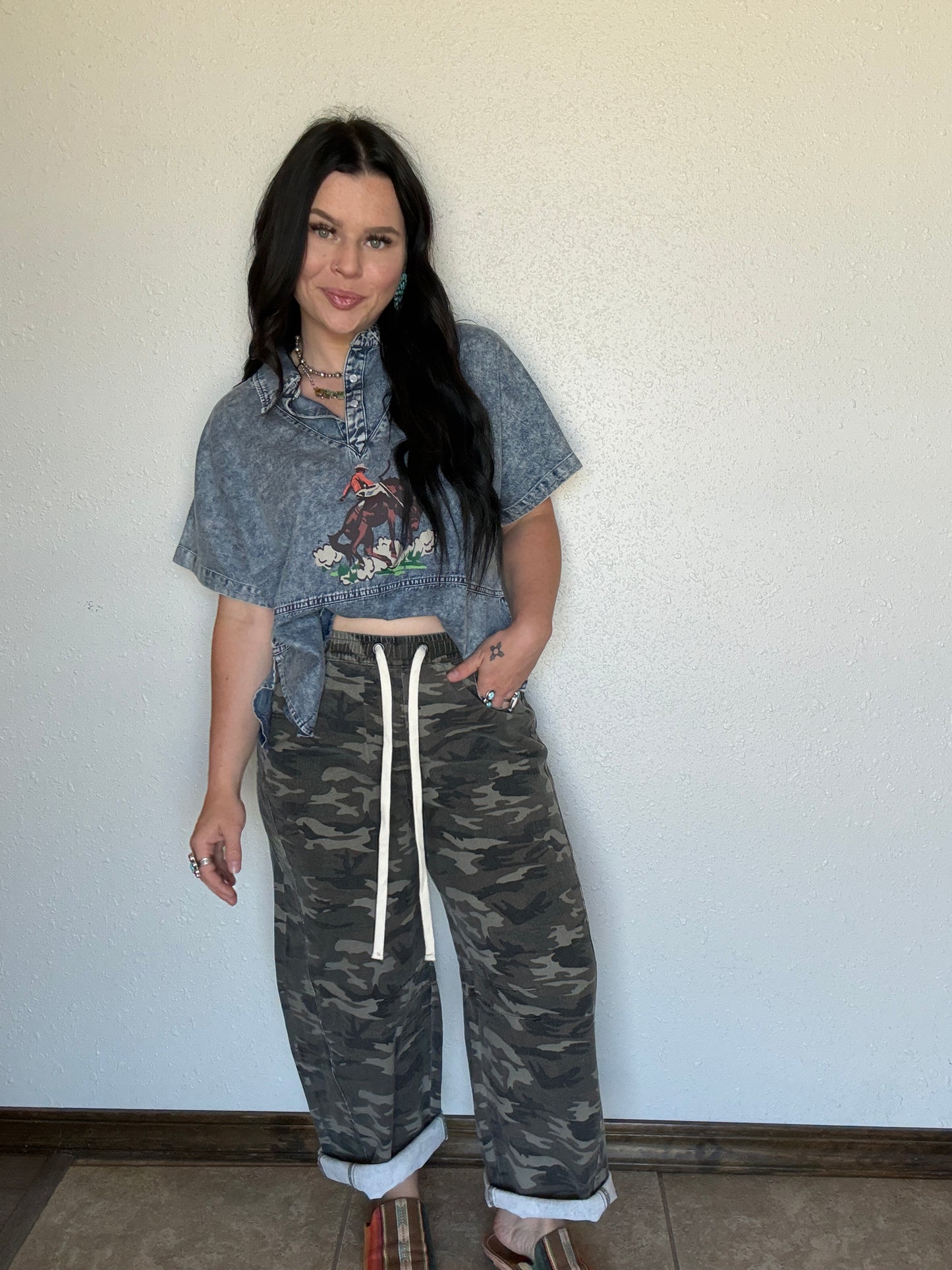 The Mane Denim Top