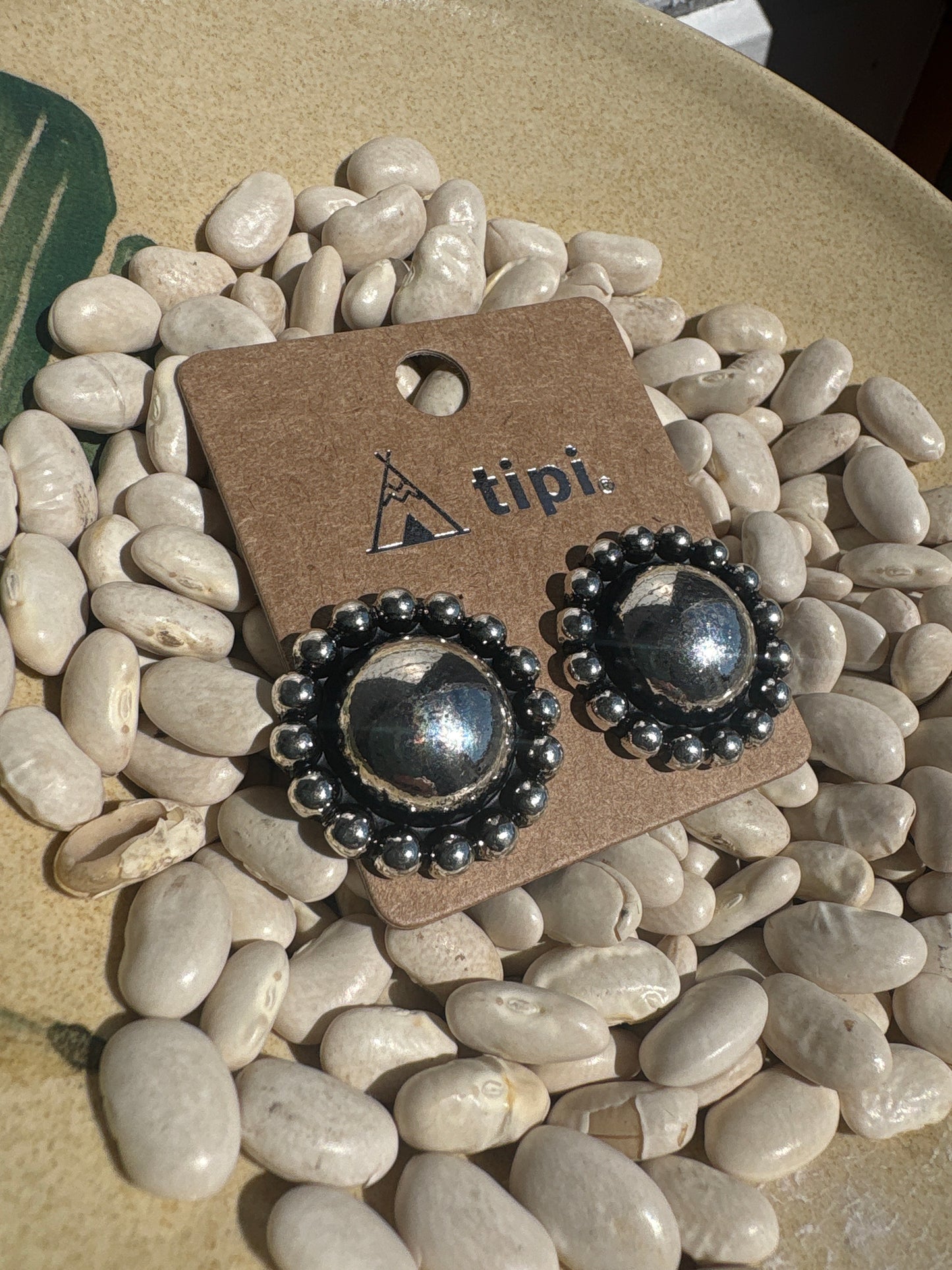 Round Ball Bubble Post Earring