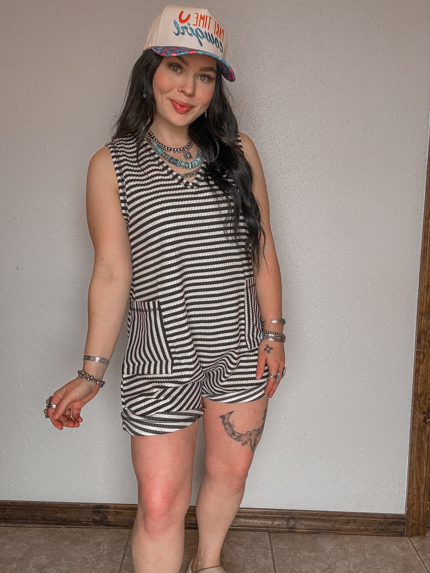 The Casual Cowgirl Romper