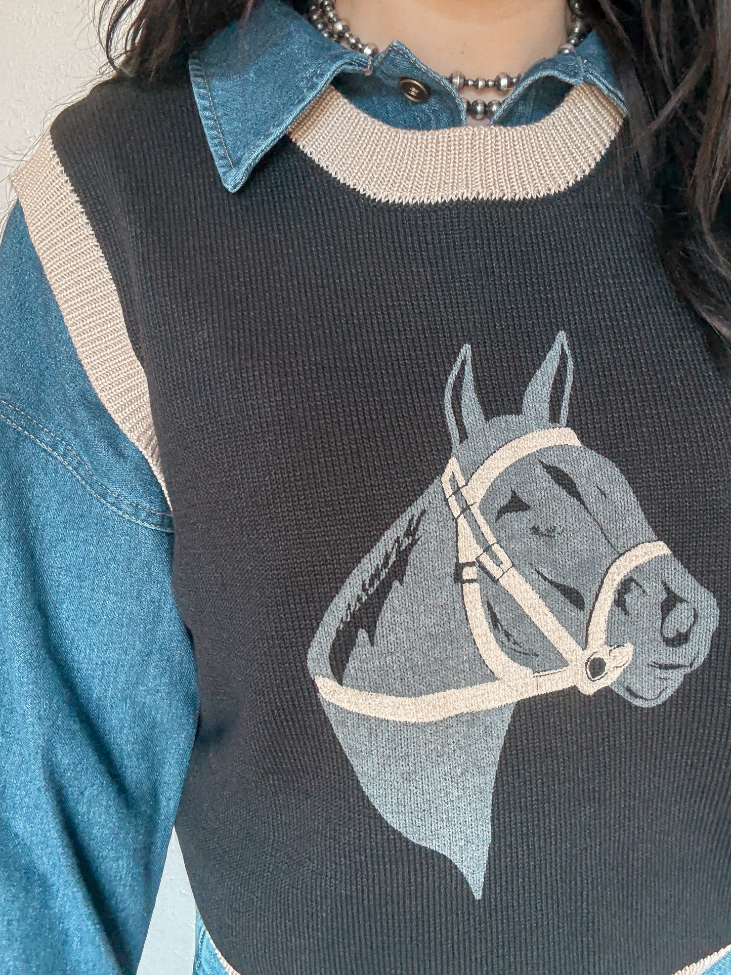 Retro Ranch Sweater Vest