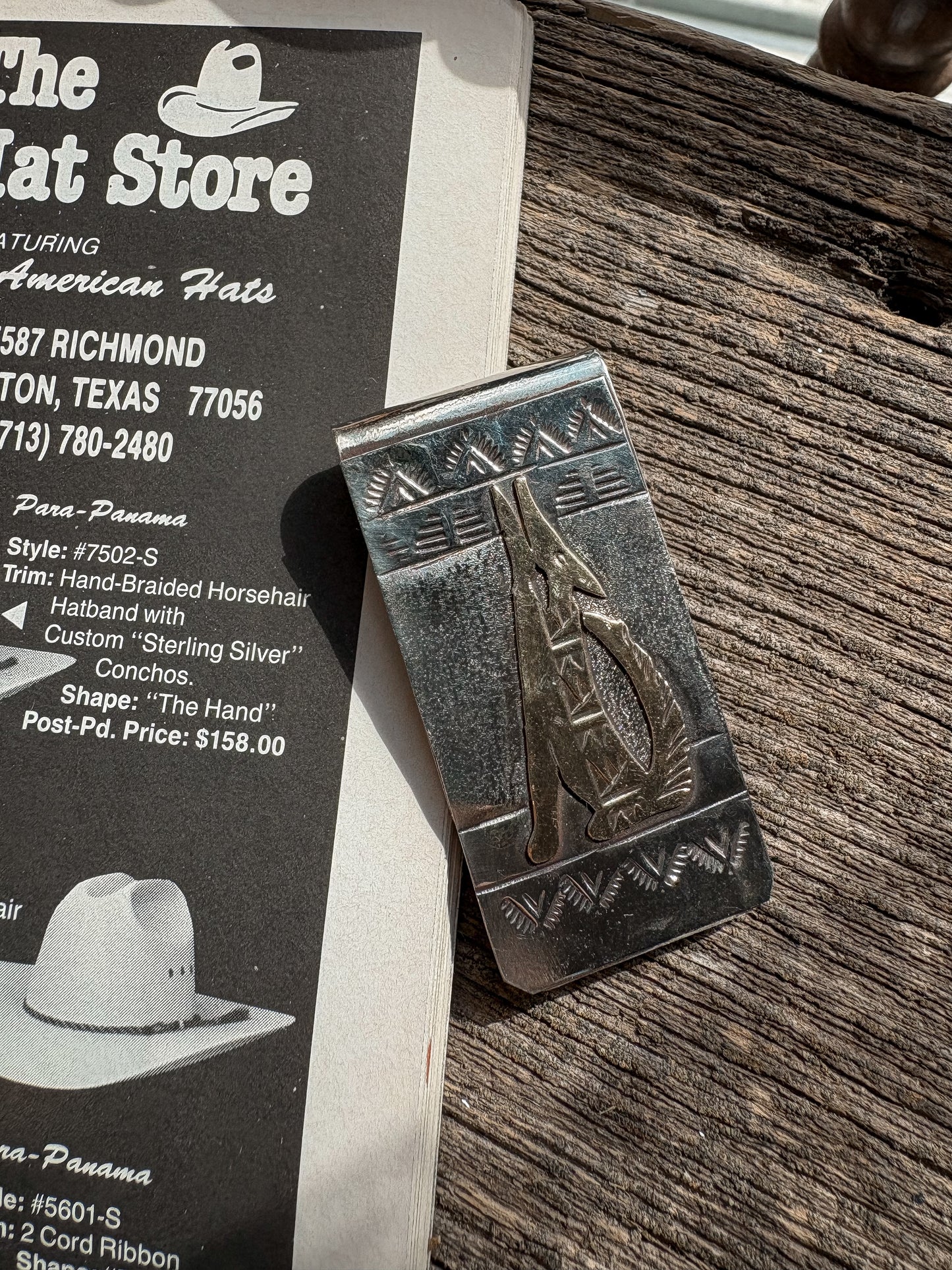 Genevieve Jones Navajo Made Money Clip *Coyote