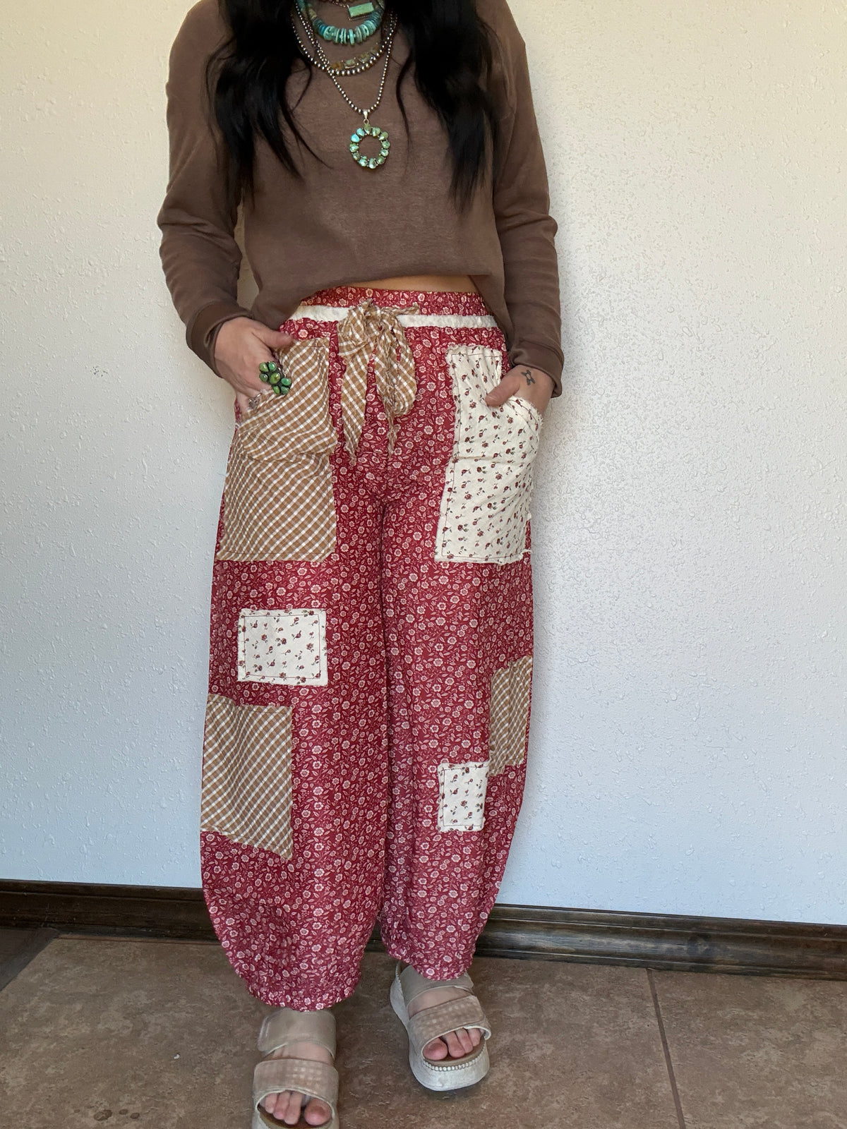 Fall Bloom Ballon Pants