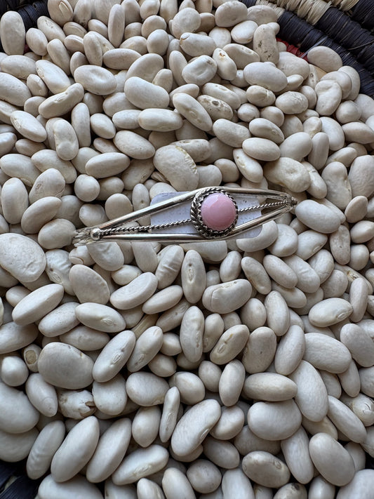 Ester White Pink Conch Cuff