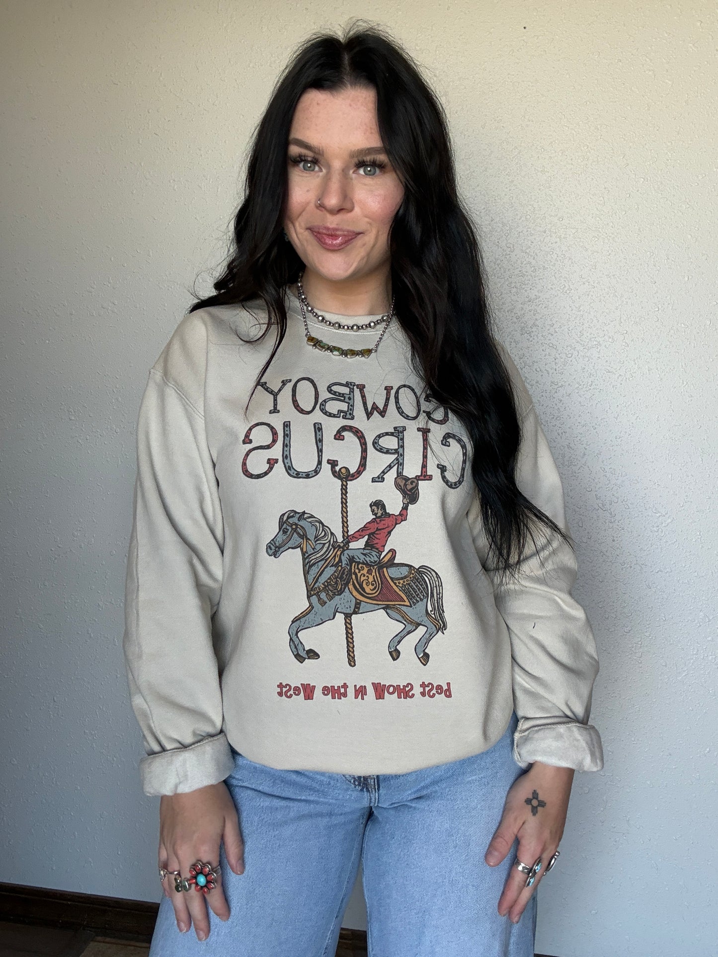 Cowboy Circus Crewneck